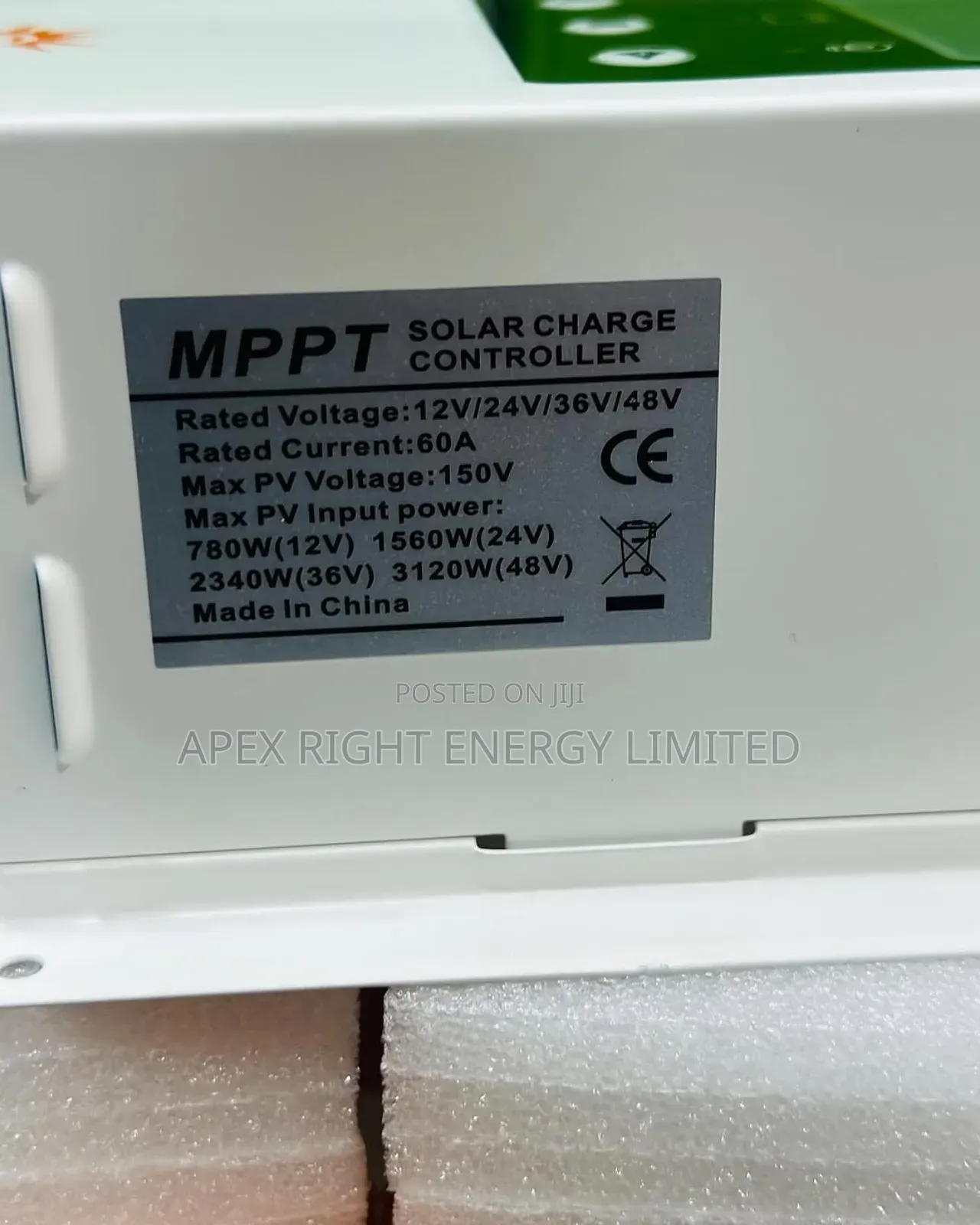 60a Sunfield Charge Controller Mppt 12v/24v/36v/48v
