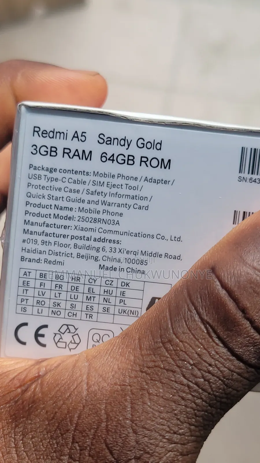 New Xiaomi Redmi A5 4G 64 GB