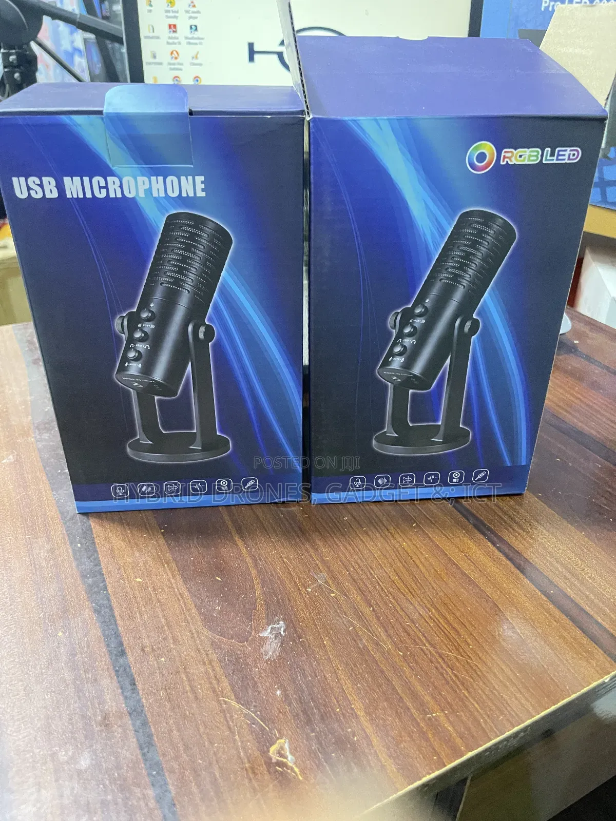 M3 RGB Condenser Microphone for Laptops Livestream