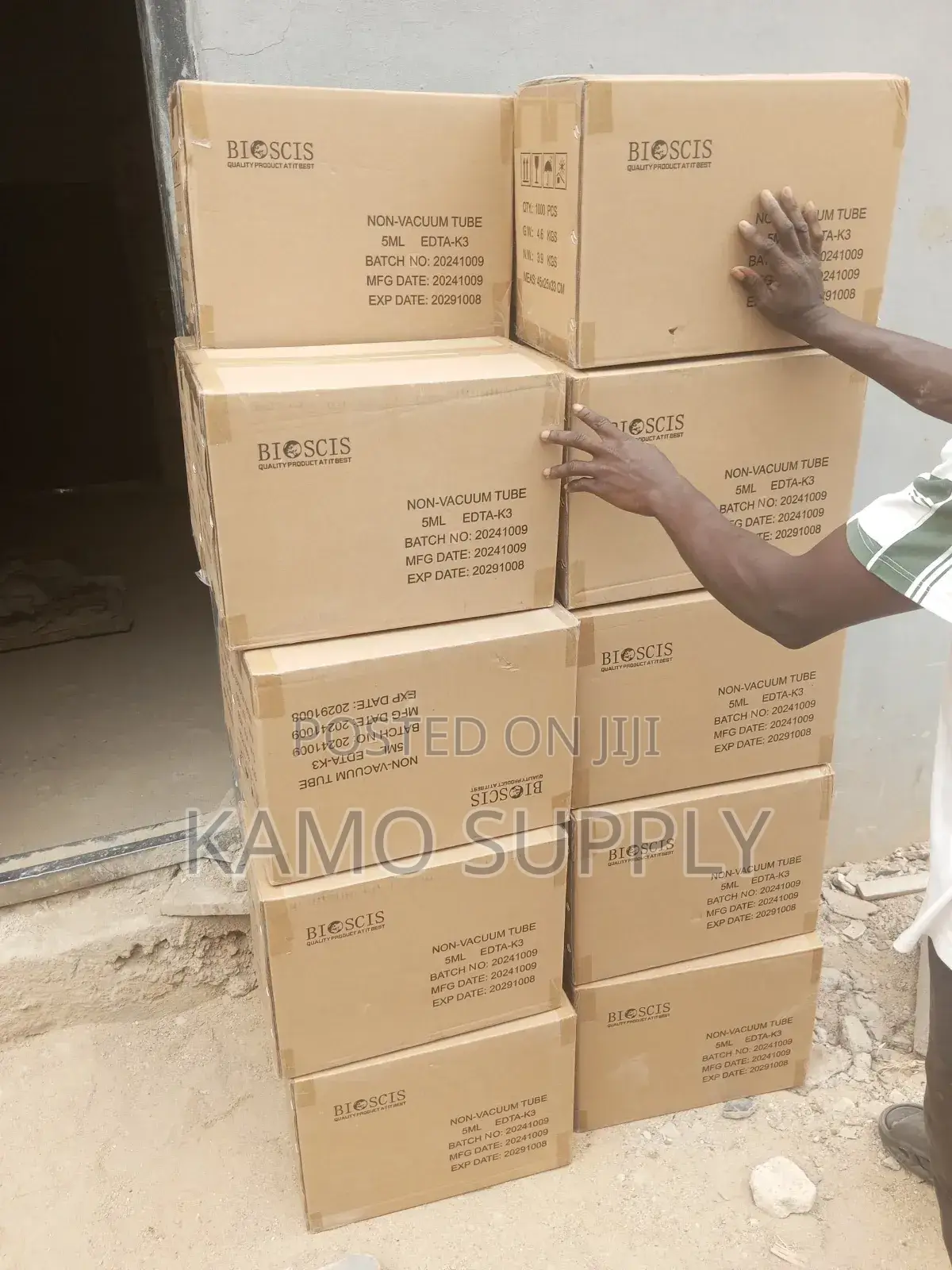 Edta Blood Collection Non Vacuum Tube 1000pcs/Carton