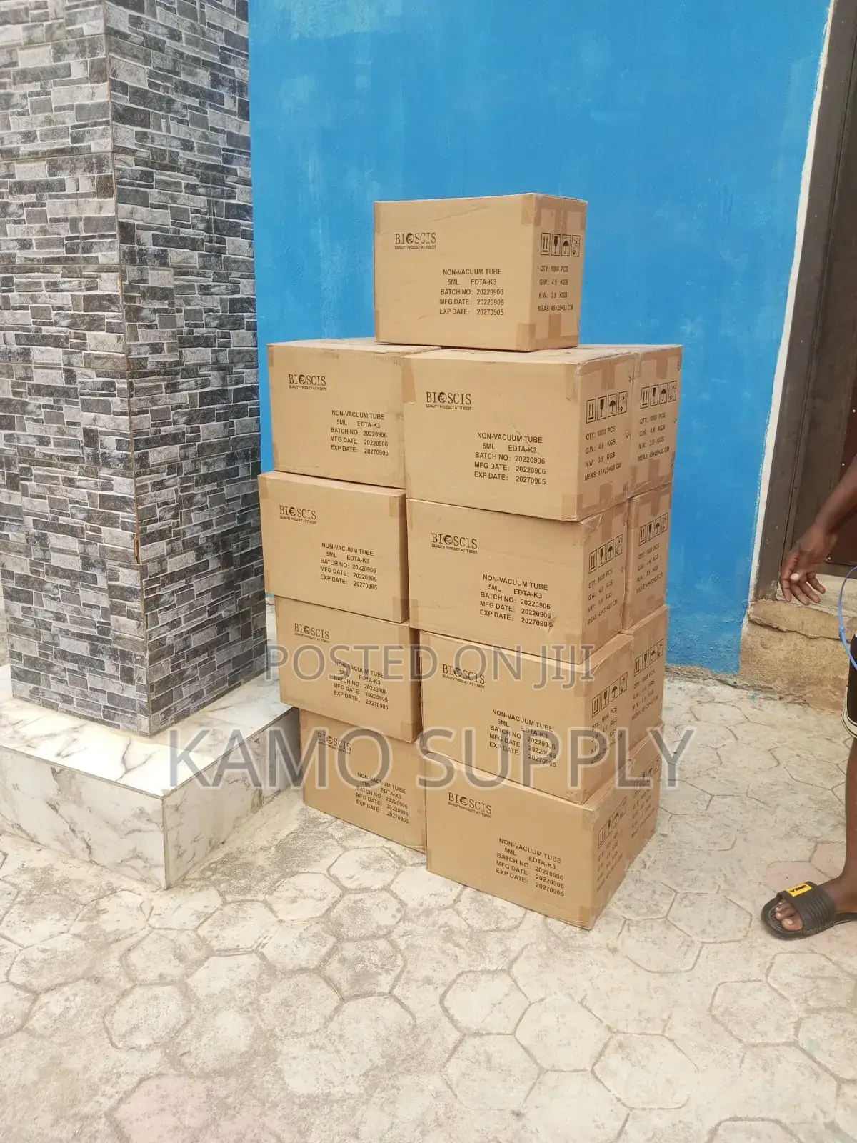 Edta Blood Collection Non Vacuum Tube 1000pcs/Carton