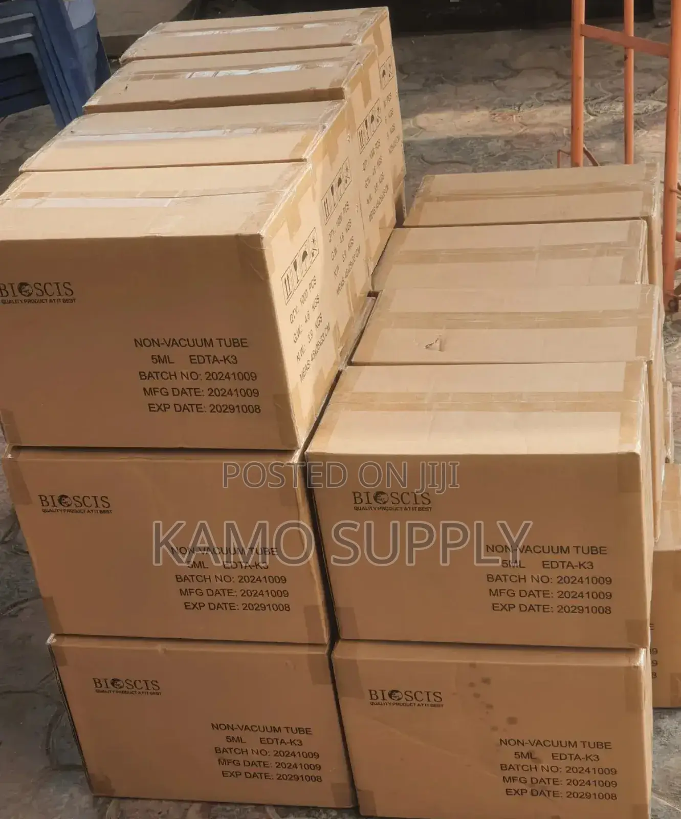 Edta Blood Collection Non Vacuum Tube 1000pcs/Carton