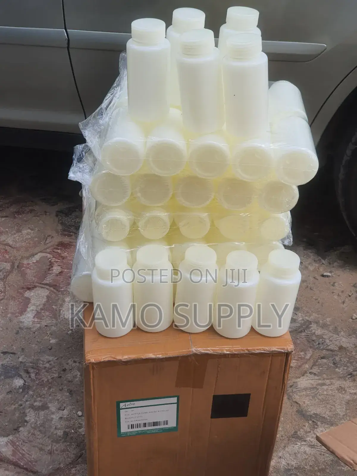 Azlon Nalgene Bottle Hdpe Wide Mouth 60ml/125/500ml/1l/2l