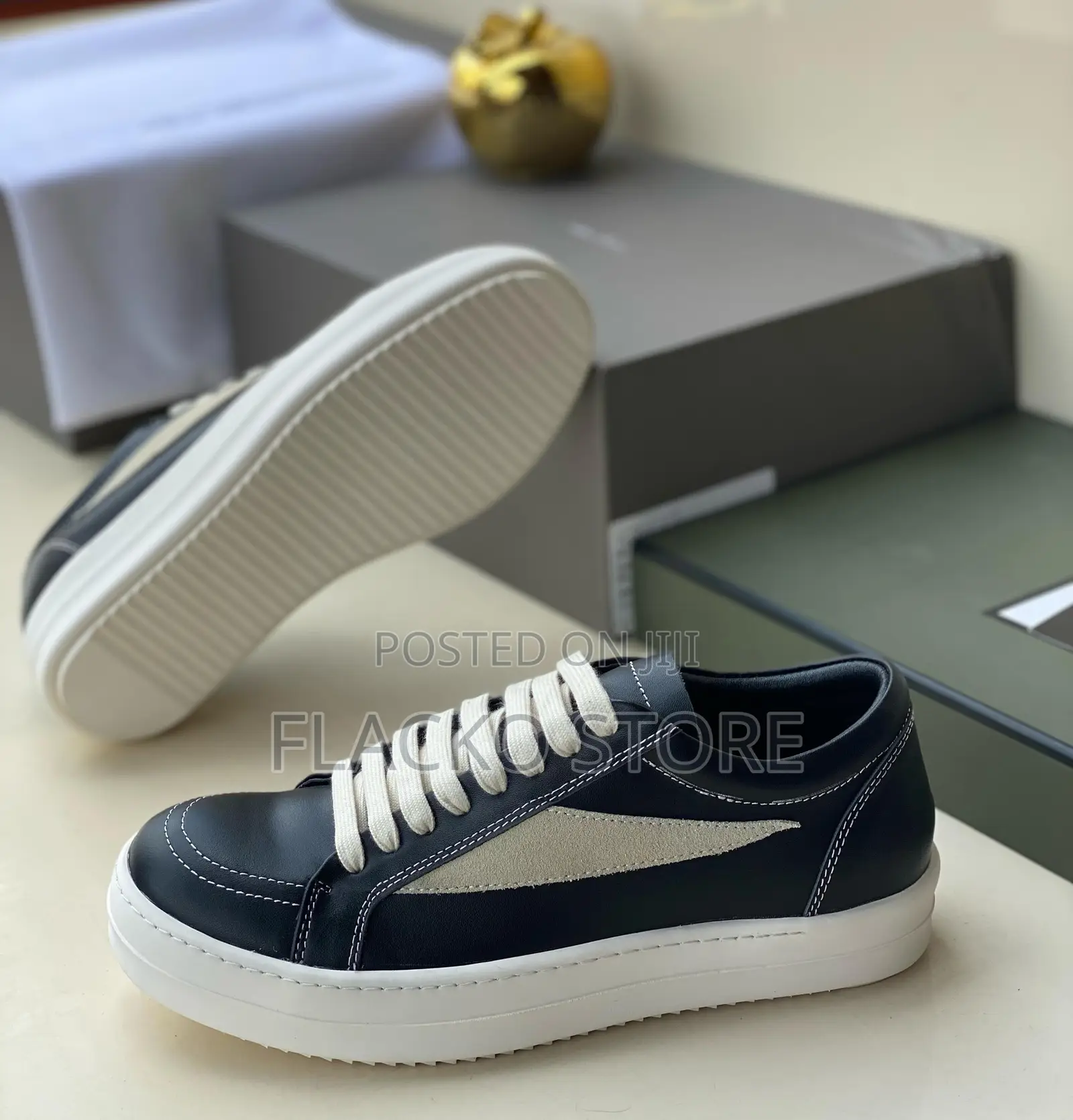 Original Rick Owen Leather Sneakers