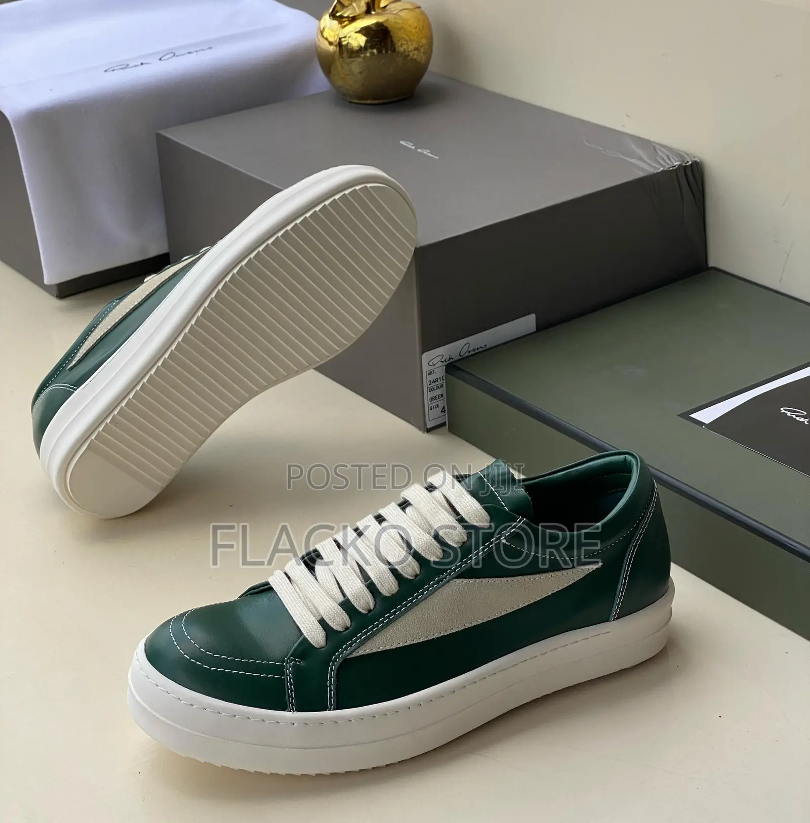 Original Rick Owen Leather Sneakers