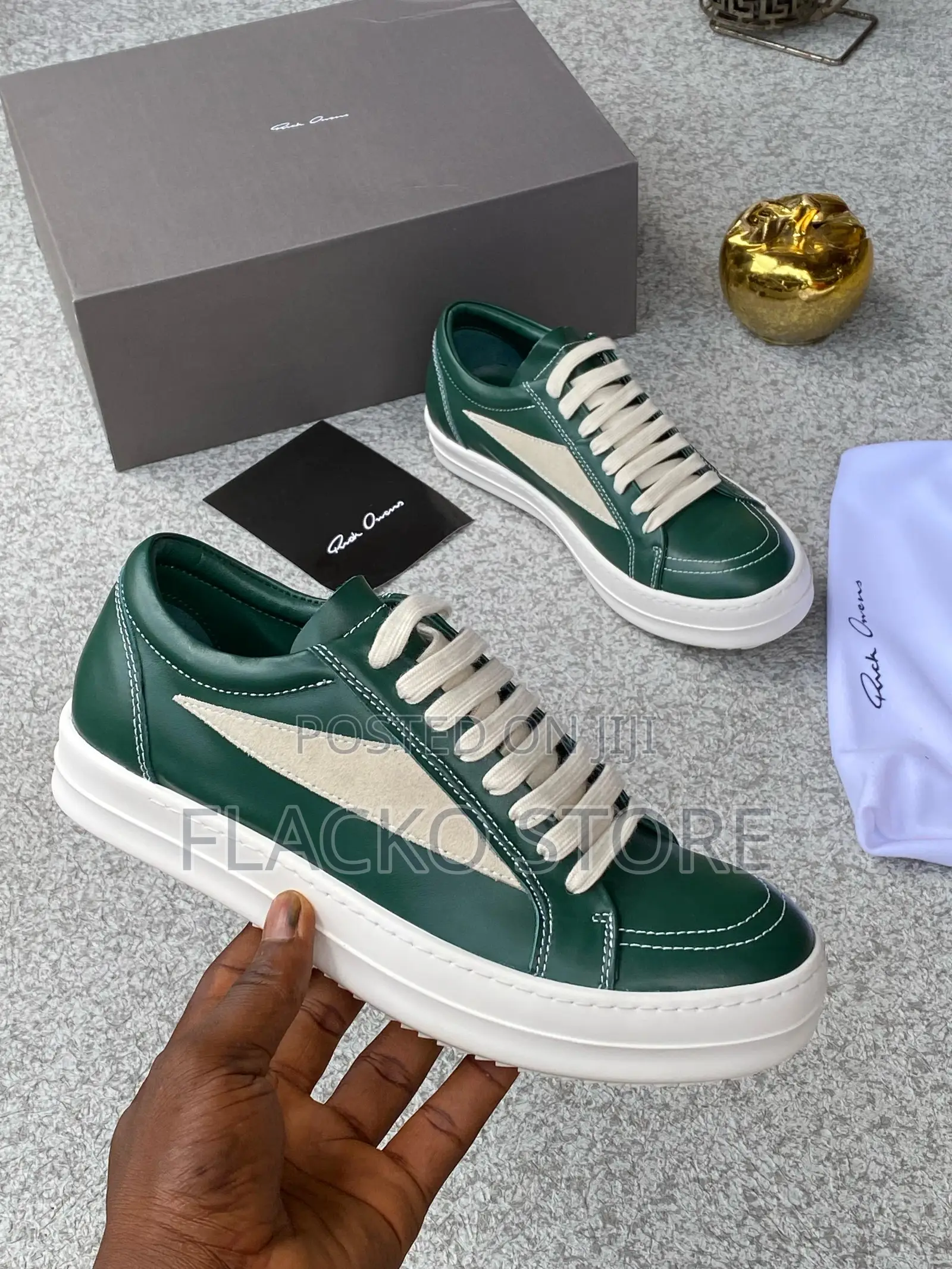 Original Rick Owen Leather Sneakers