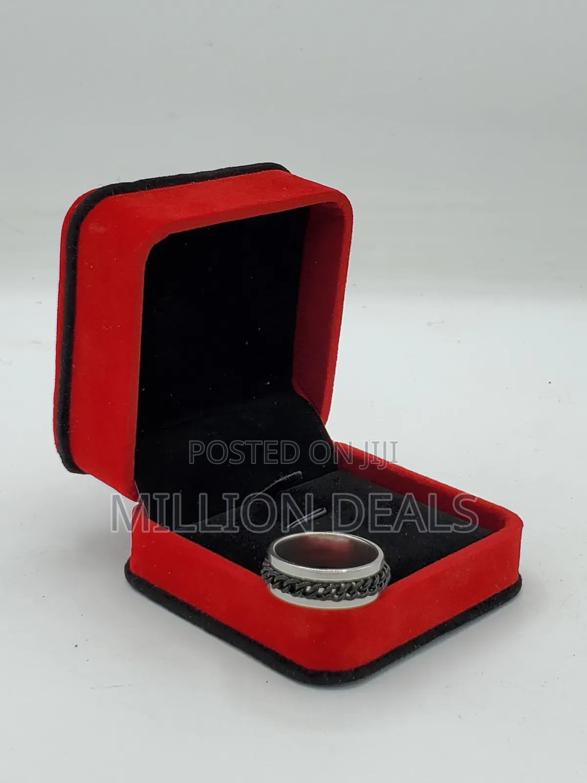 Pattern Classic Ski Biker Men's Ring