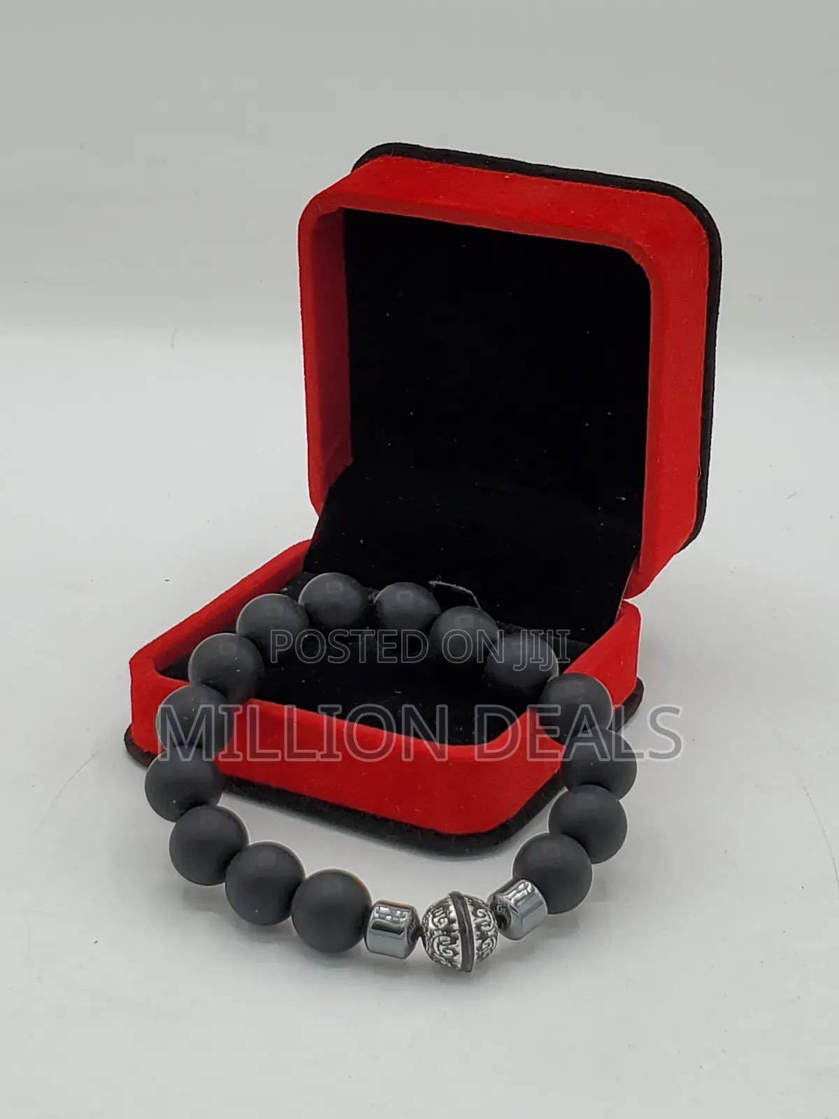 Pattern Cool Trendy Men's Elastic Beaded Bracelet