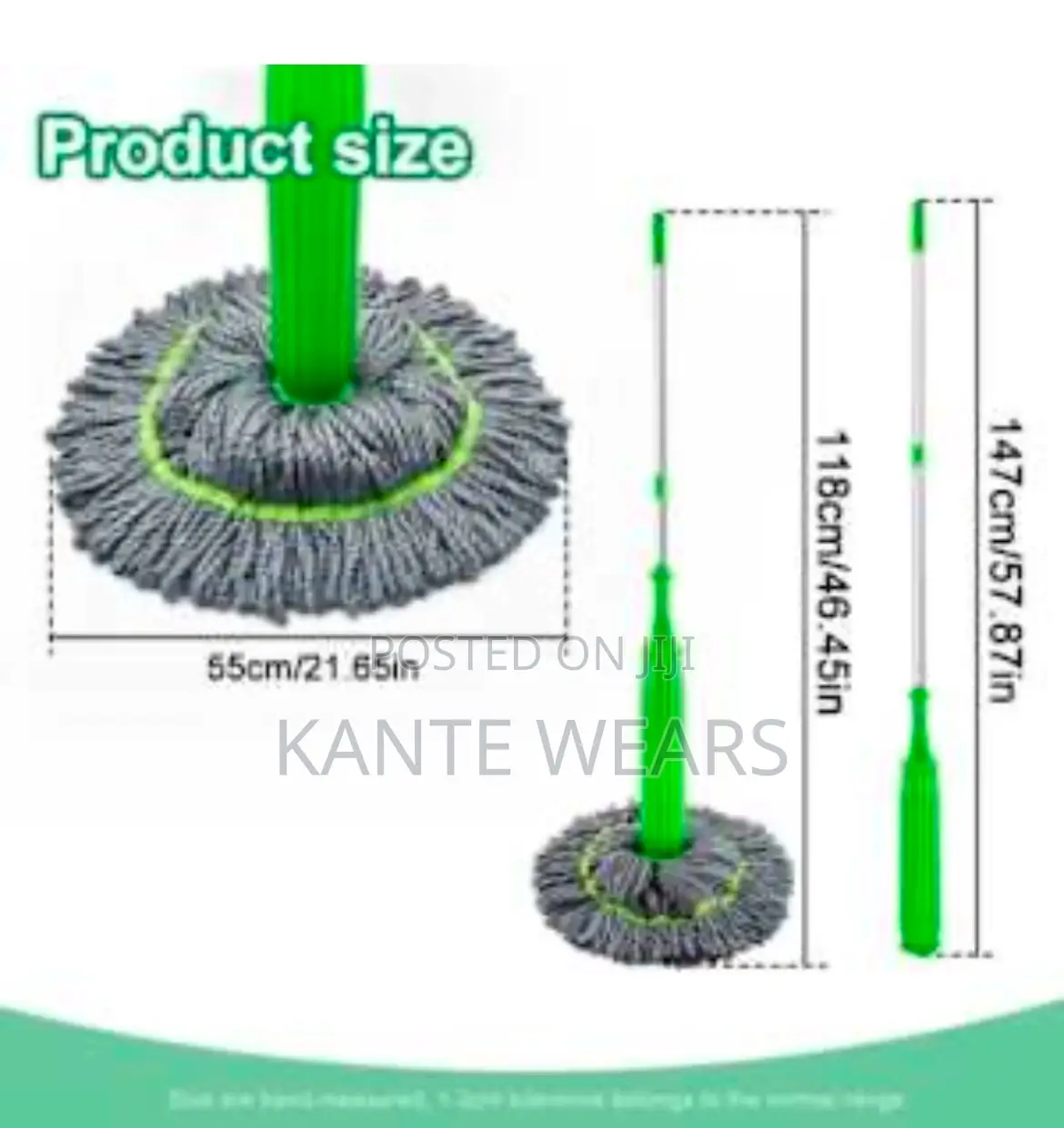 Hand Free Easy Use 360-Degree Cleaning Portable Mob