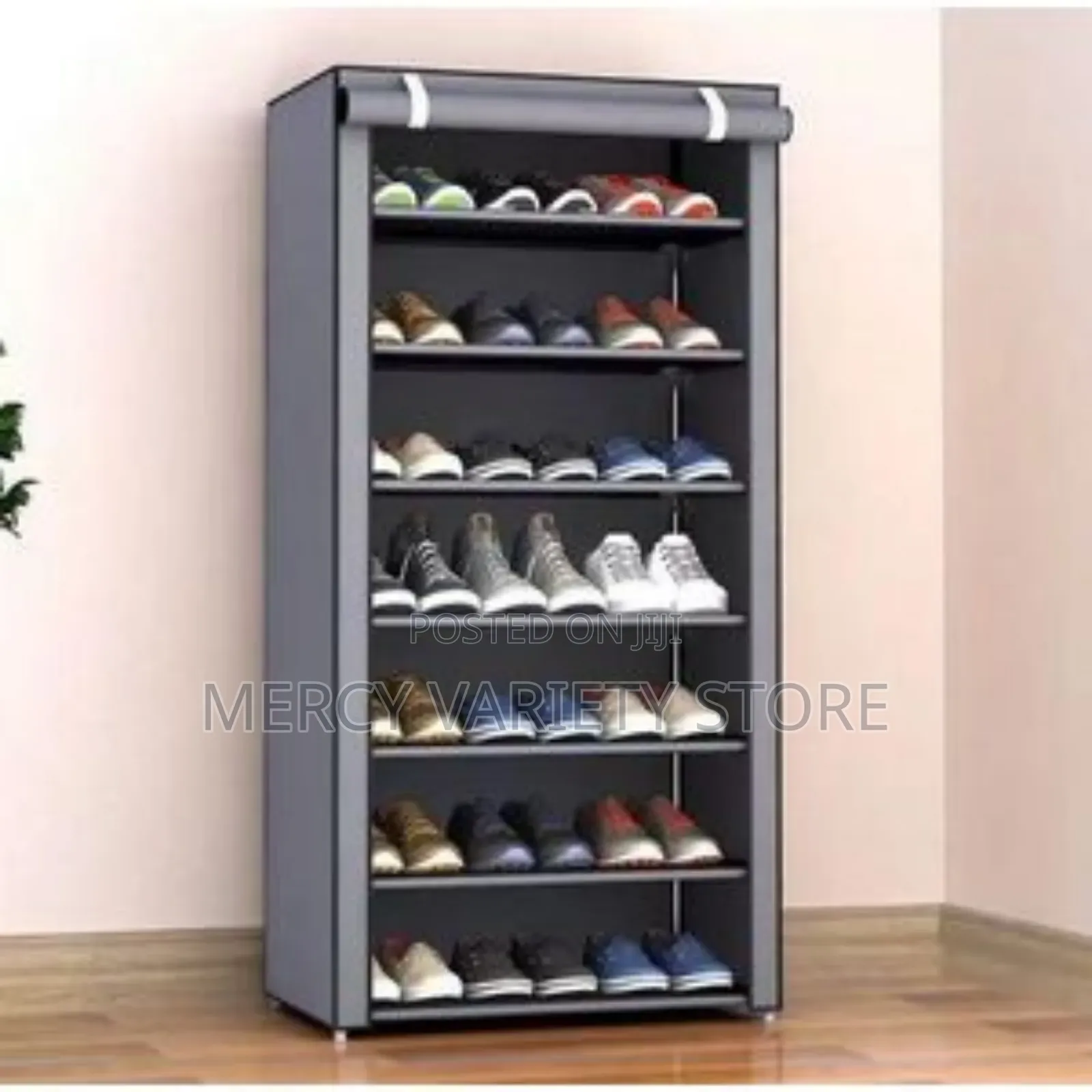 7 Layers Shoe Rack With Fabric Cover
