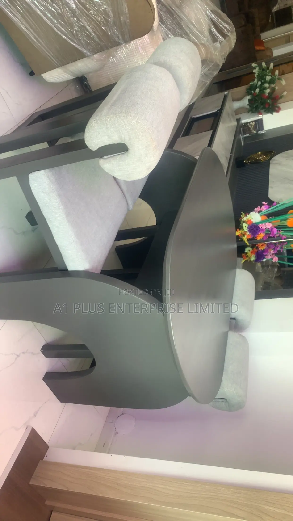 Grey Color 4 Seater Dinning