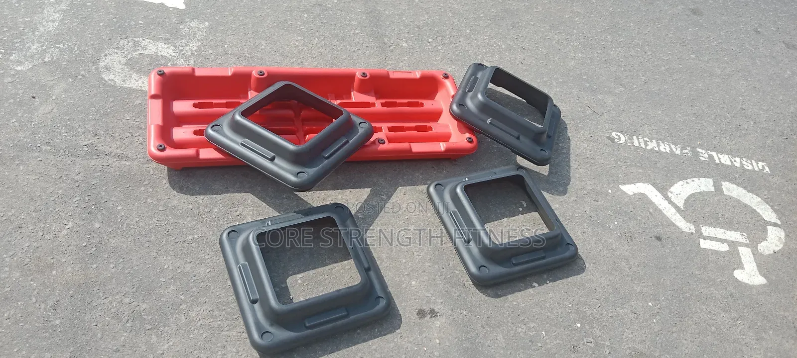 Commercial Aerobics Step Board With 4 Incline Leg Adjusters