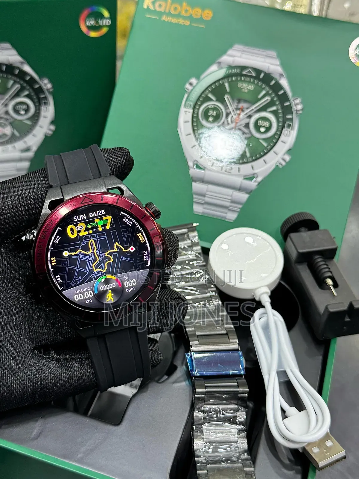 Dual Band Smartwatch - Ip67 Waterproof Always on Display"