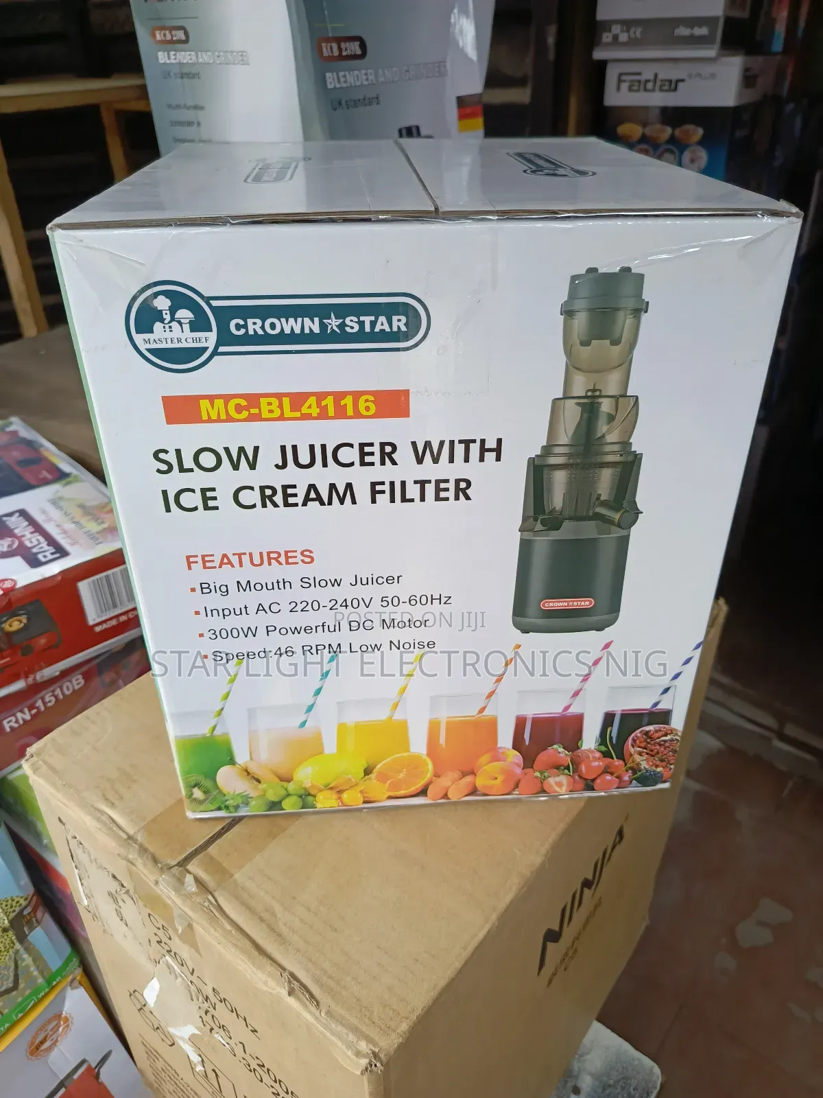 Slow Juicer With Ice Cream Filter