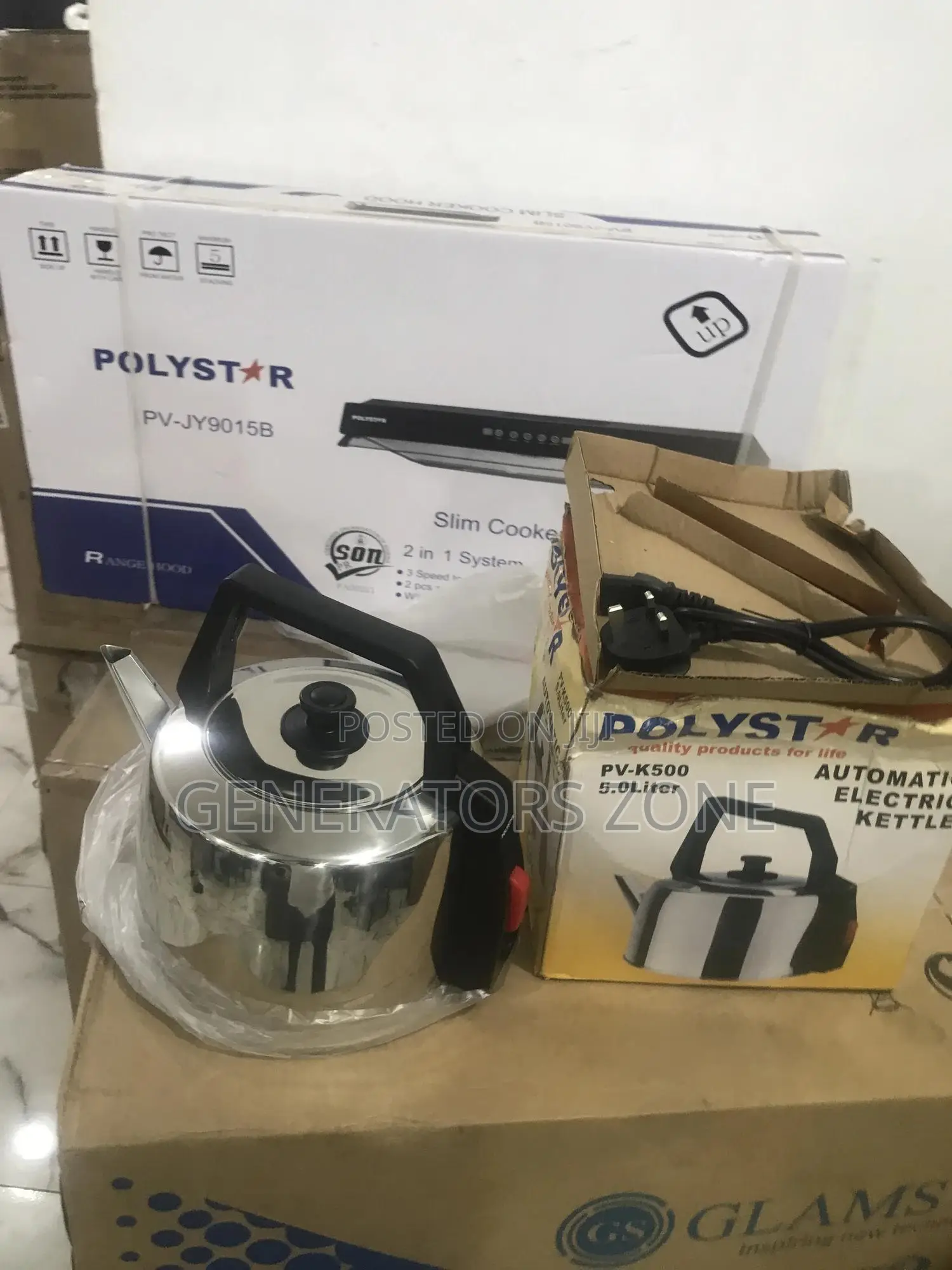 Polystar Double Wall Insulated Electric Kettle