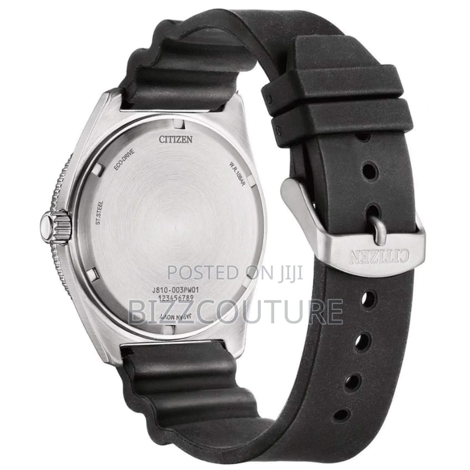 Original Citizen Men’S Eco-Drive Bluedial Rubber Strap Watch