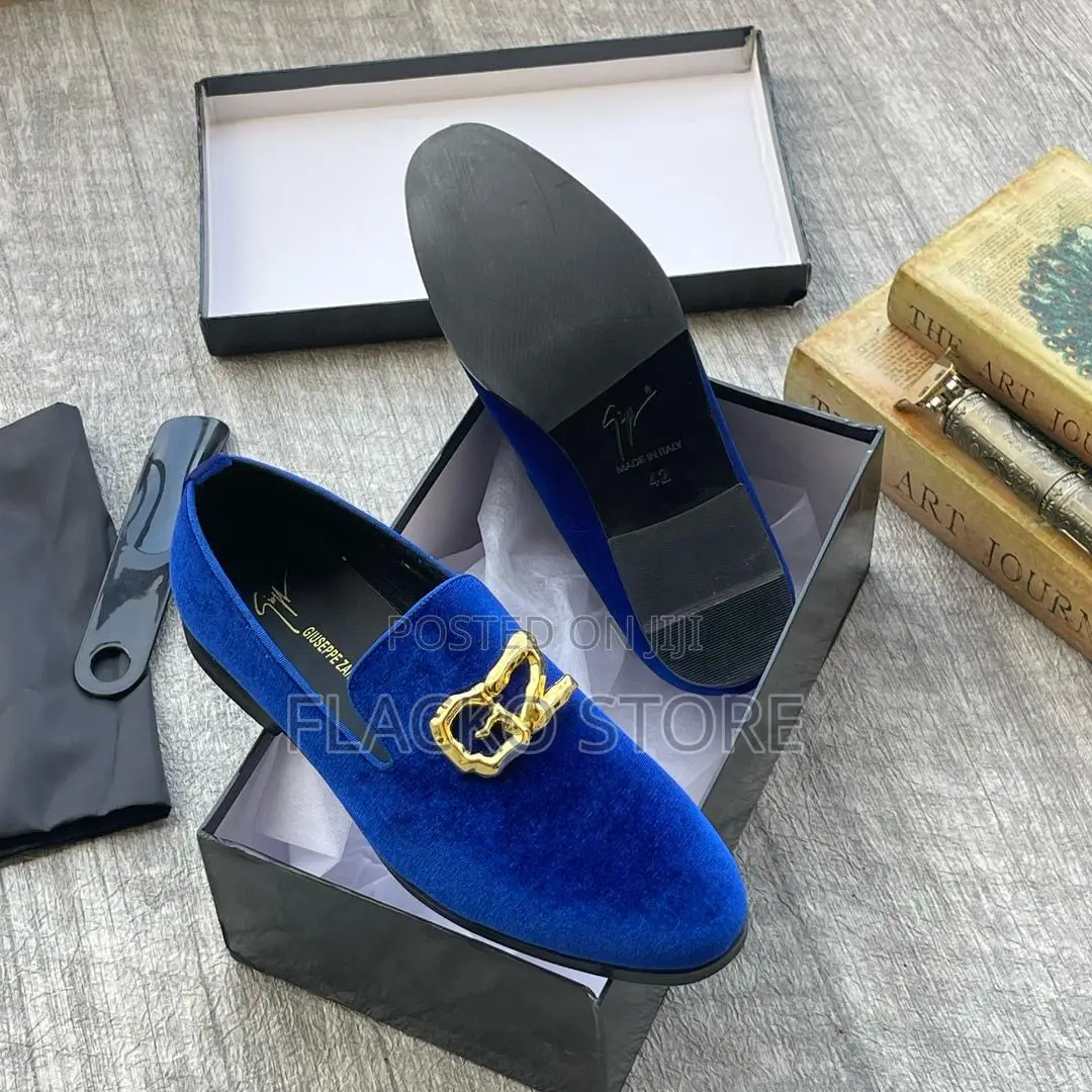 Original Giuseppe Zanotti Suede Loafers Shoes