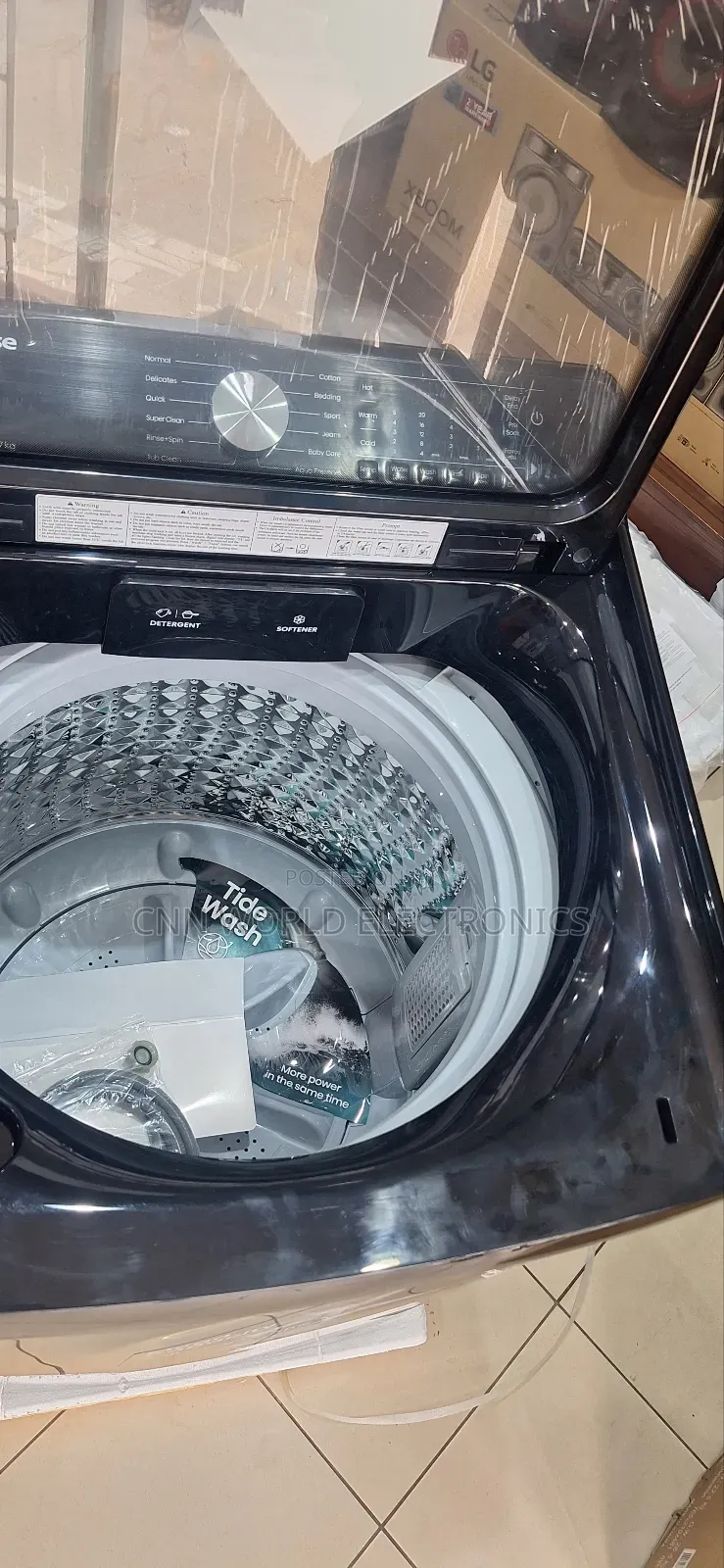 Brand New Hisense 17kg Automatic Top Load Wash And Spinning