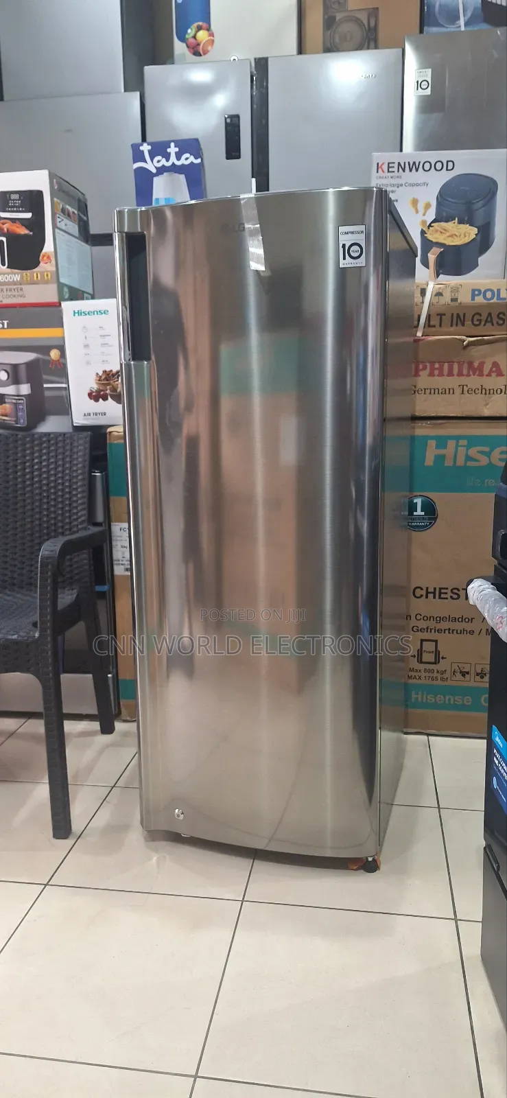 New Lg 199l Inverter Single Door Fridge (60w) Super Cooling