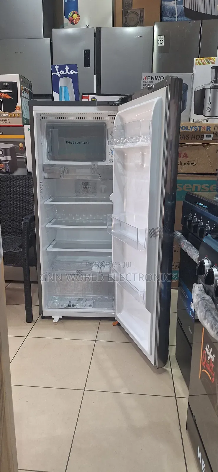 New Lg 199l Inverter Single Door Fridge (60w) Super Cooling