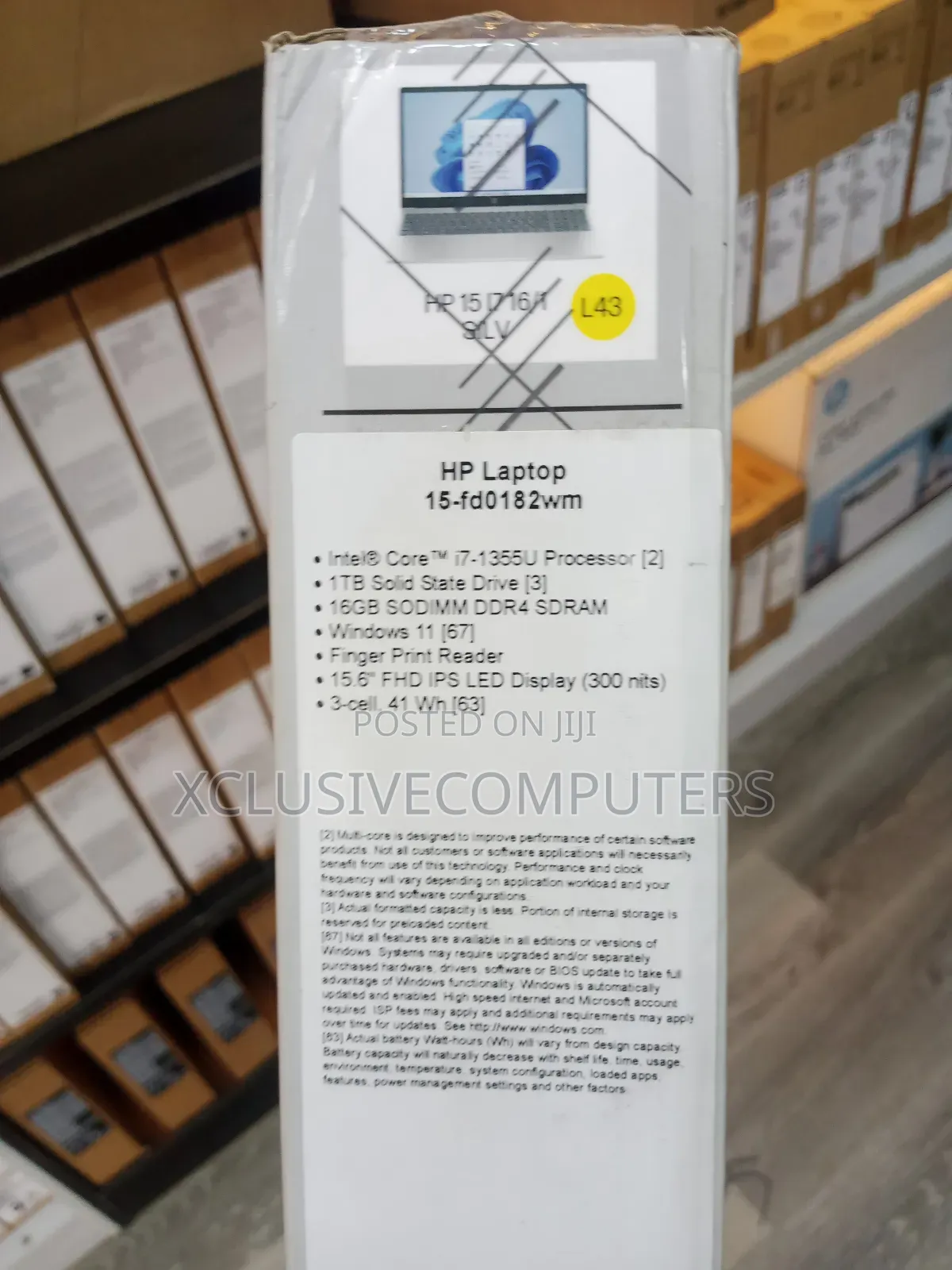 New Laptop HP 15 16GB Intel Core i7 SSD 1T