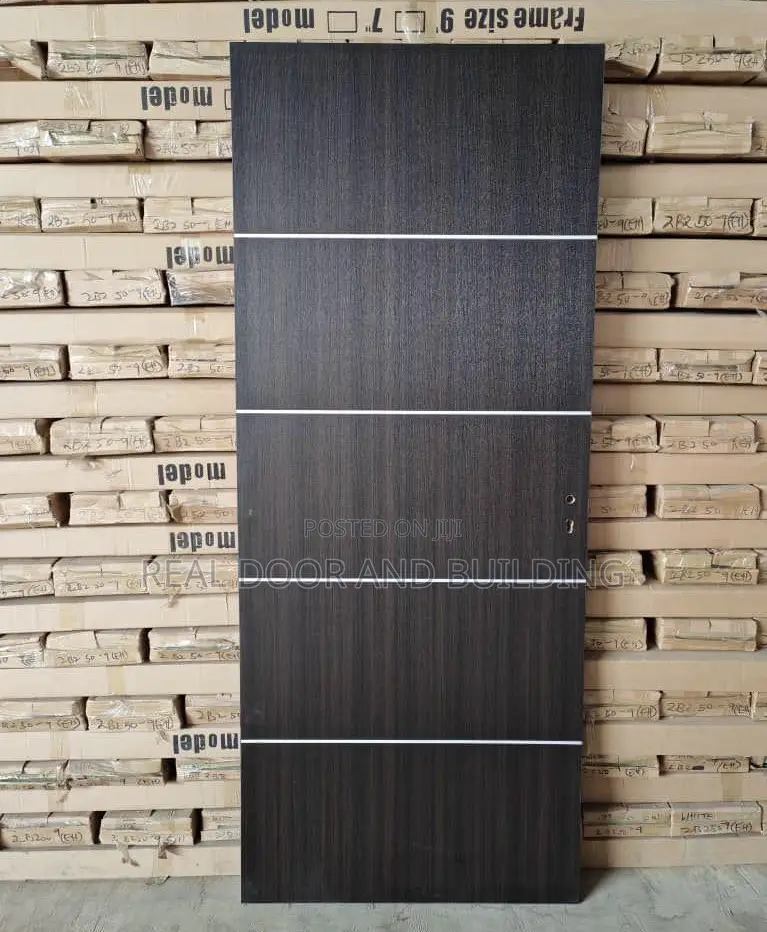 Brown HDF Wooden Door (Hdf32)