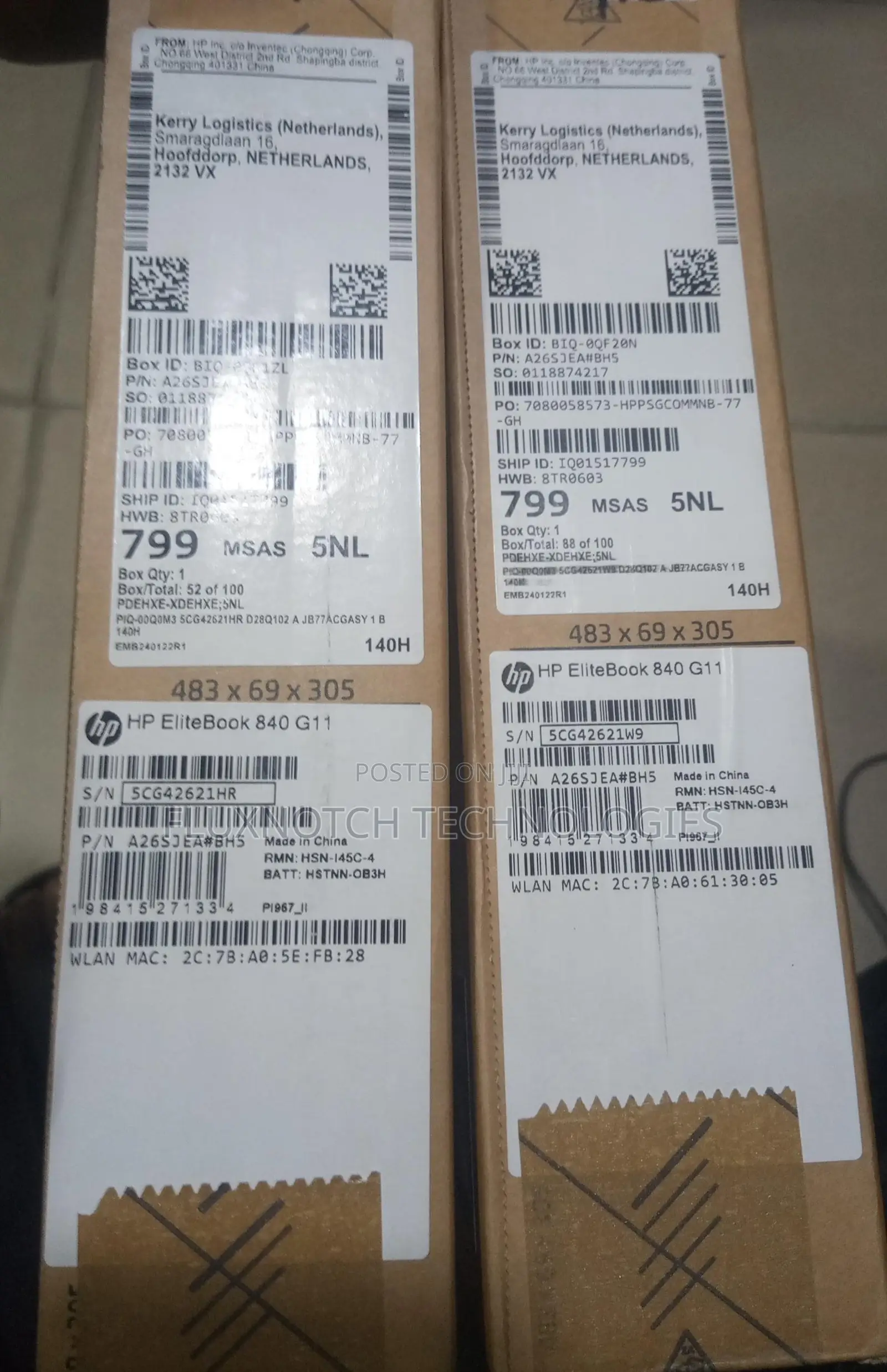 New Laptop HP EliteBook 840 G11 16GB Intel Core Ultra 7 SSD 1T