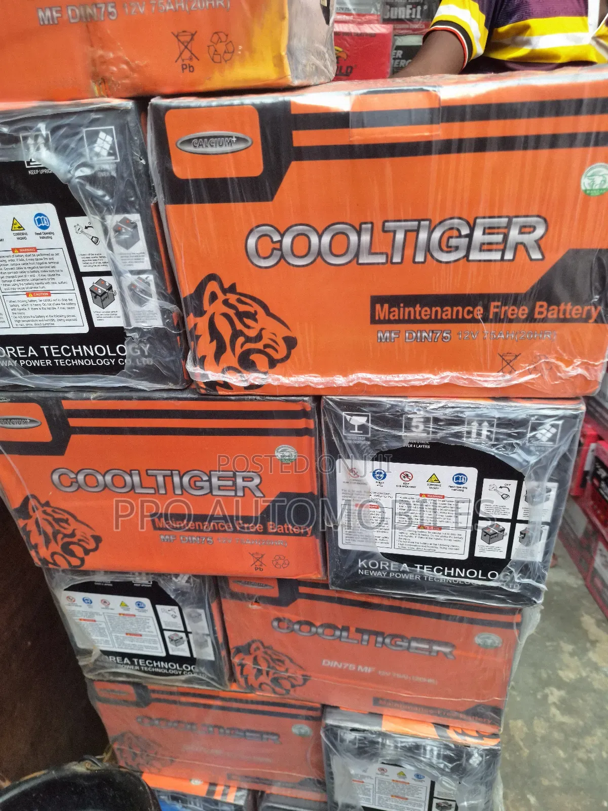 12v 75ah Cool Tiger Maintainance Free Battery