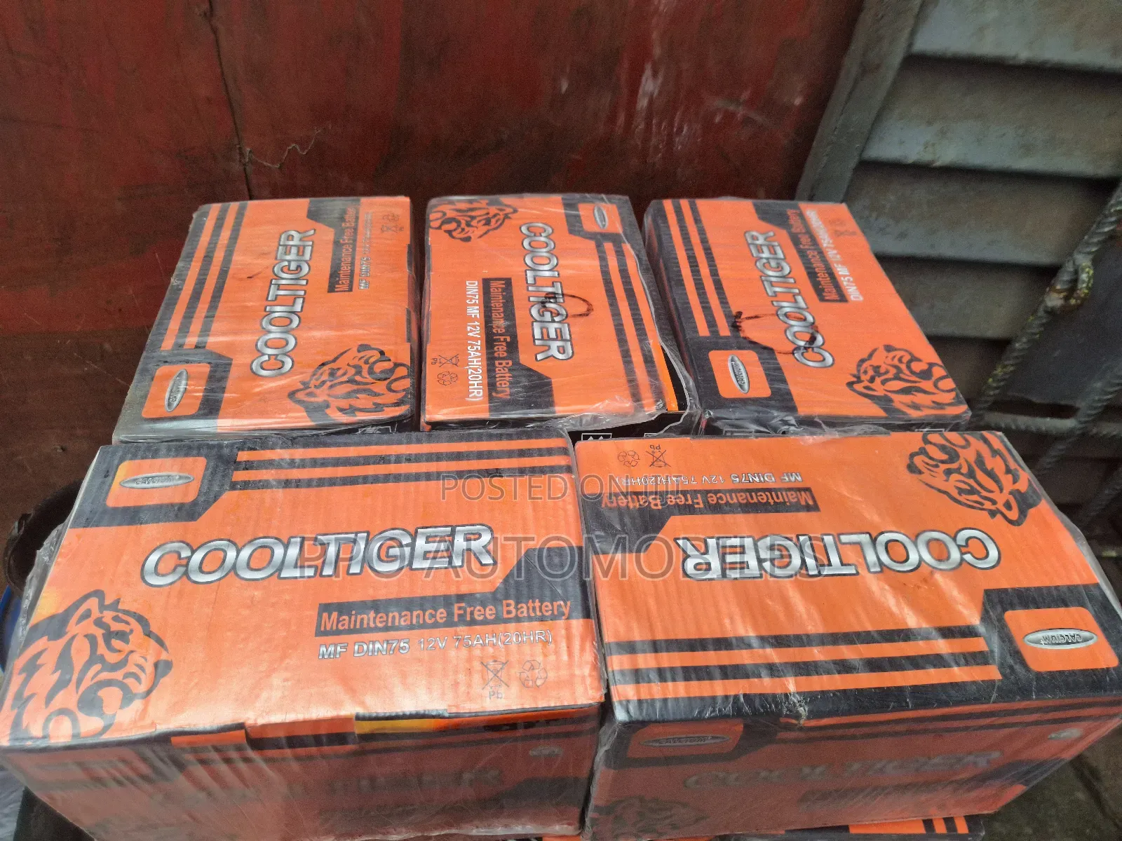12v 75ah Cool Tiger Maintainance Free Battery