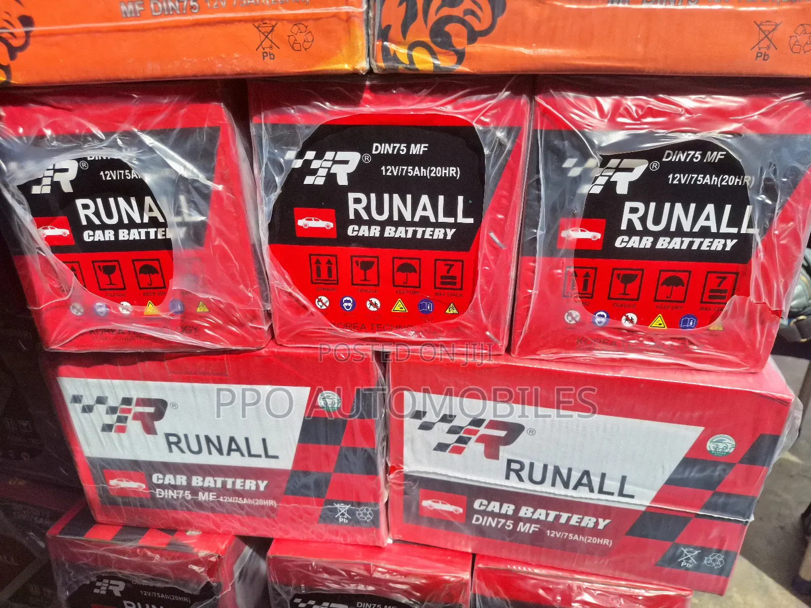 12v 75ah Cool Tiger and Runall Battery