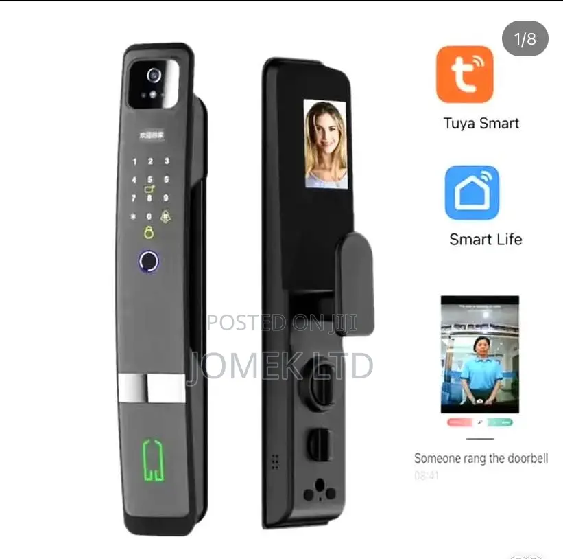 3d Face Recognition Fingerprint Door Lock Camera Wifi Smart