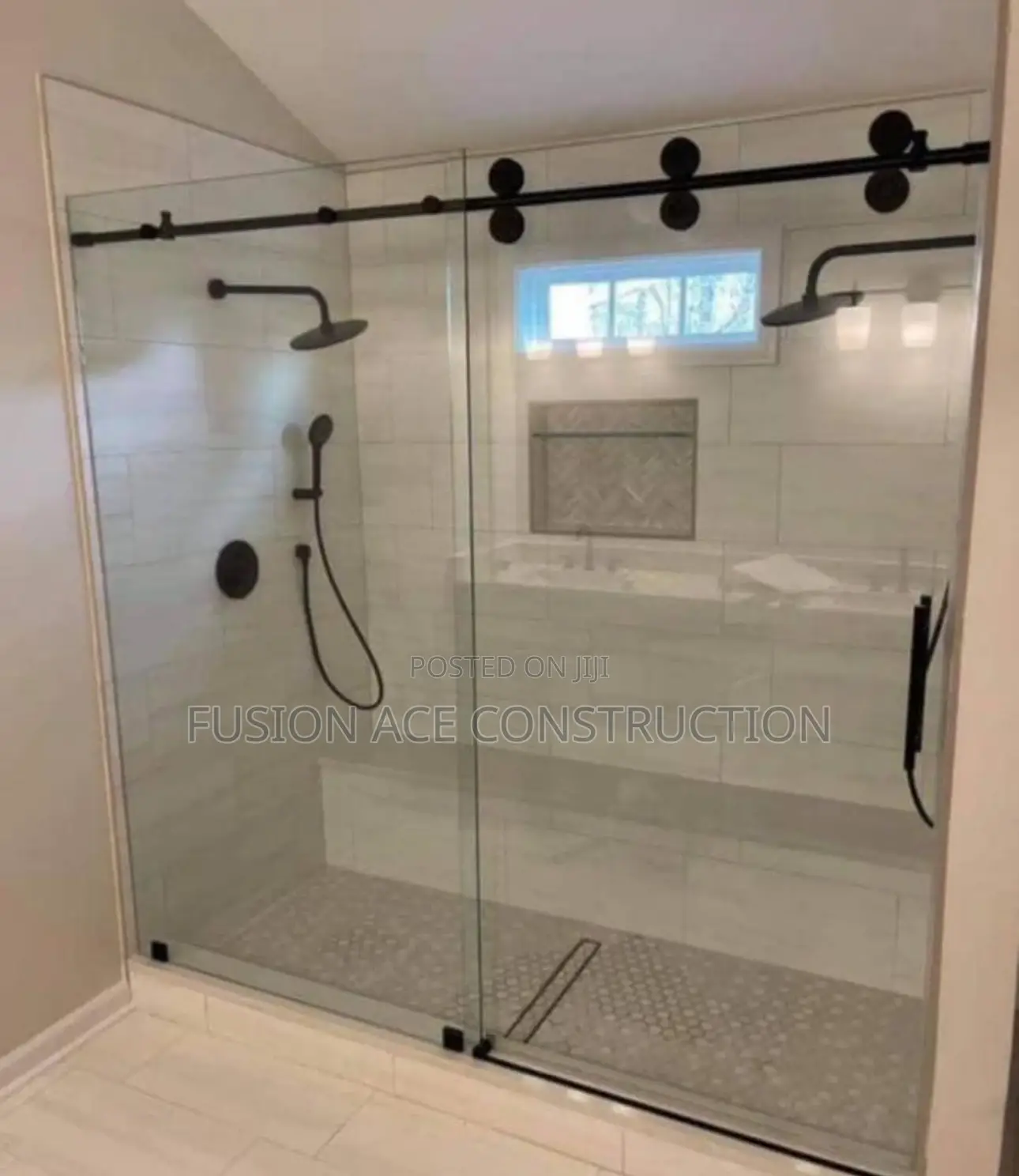 Frameless Toilet Door Glass Cubicle