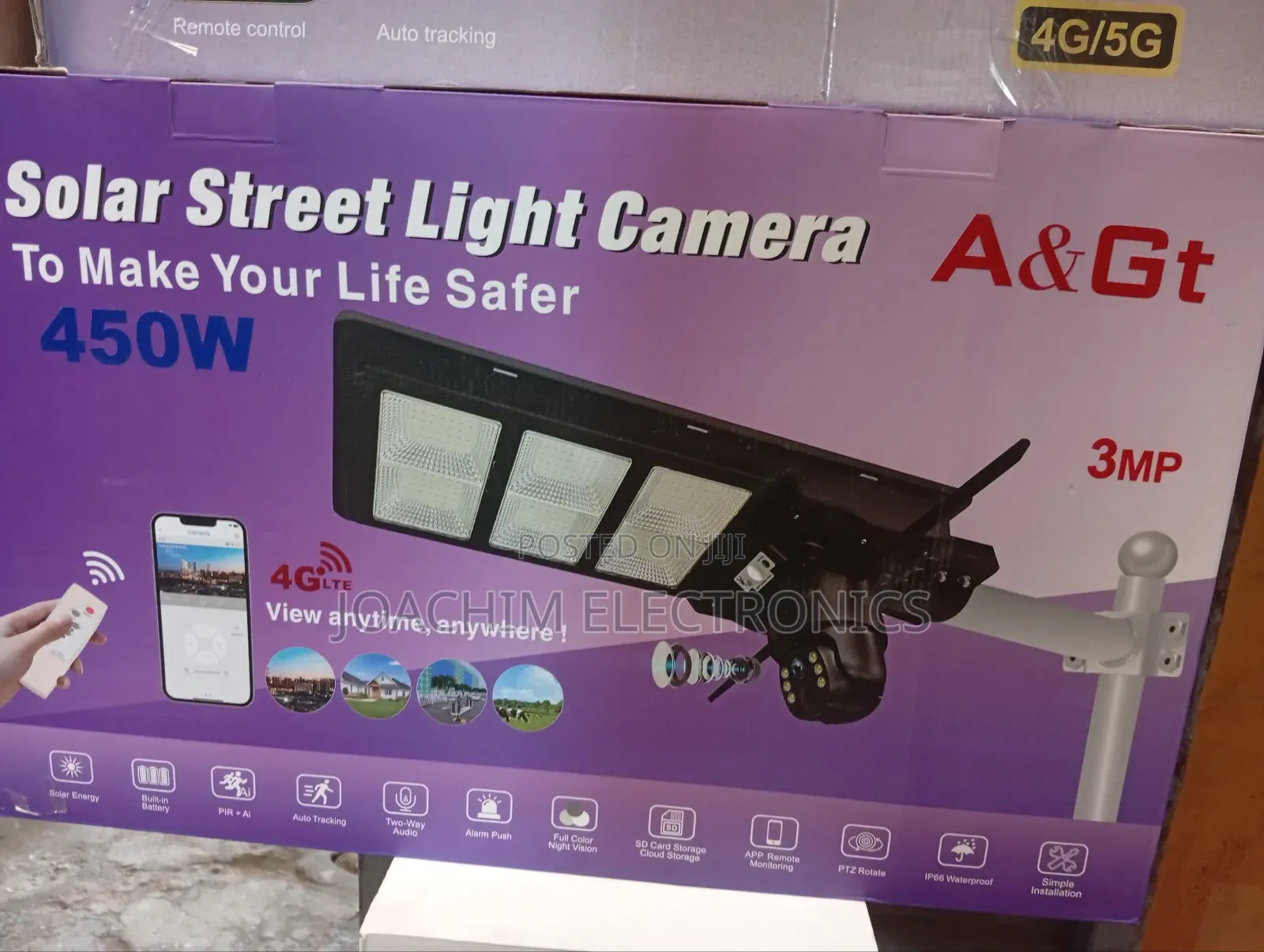 Solar Street Lights With Camera