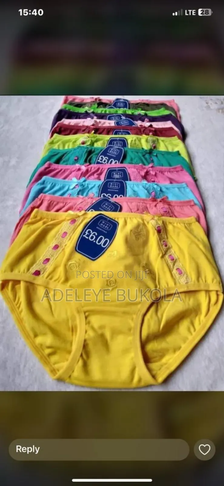 Ladies Full Cotton Pants 3 Pieces