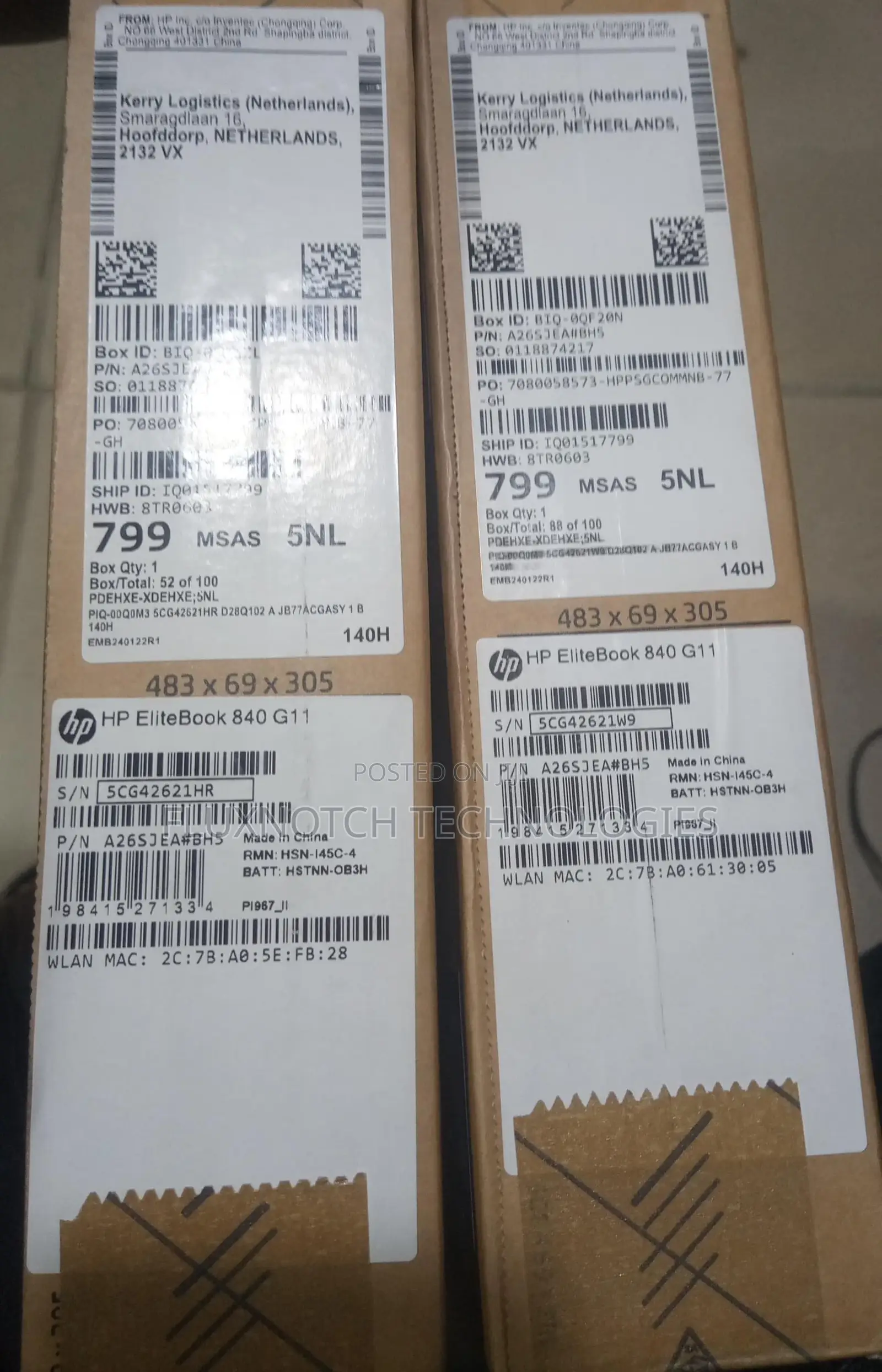New Laptop HP EliteBook 840 G11 16GB Intel Core Ultra 7 SSD 1T