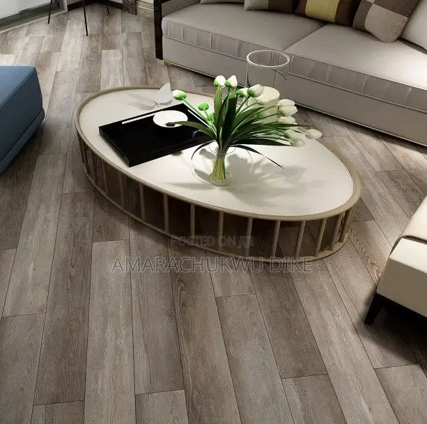 Rubber Vinyl Tiles, 15cm by 90cm Flooring, Luxury Looks.