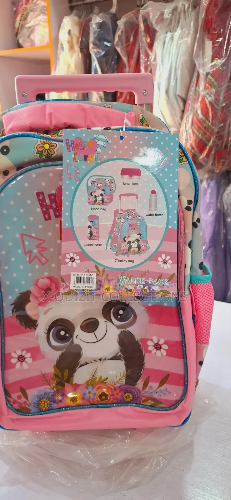 17-Inch 5pcs Trolley Bag Set