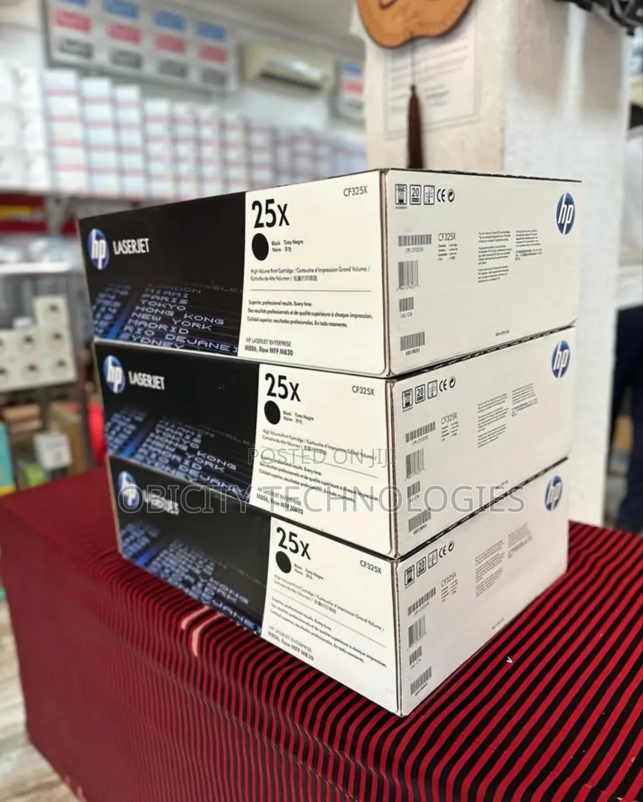 Hp 25x Black Original Laserjet Toner Cartridge, Cf325x