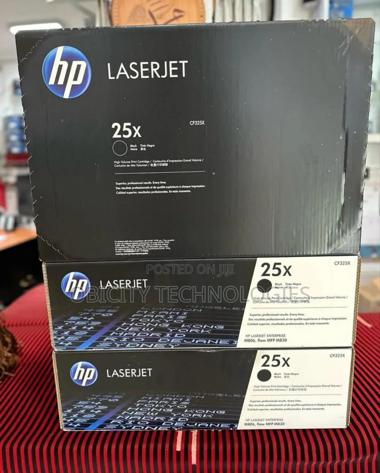 Hp 25x Black Original Laserjet Toner Cartridge, Cf325x