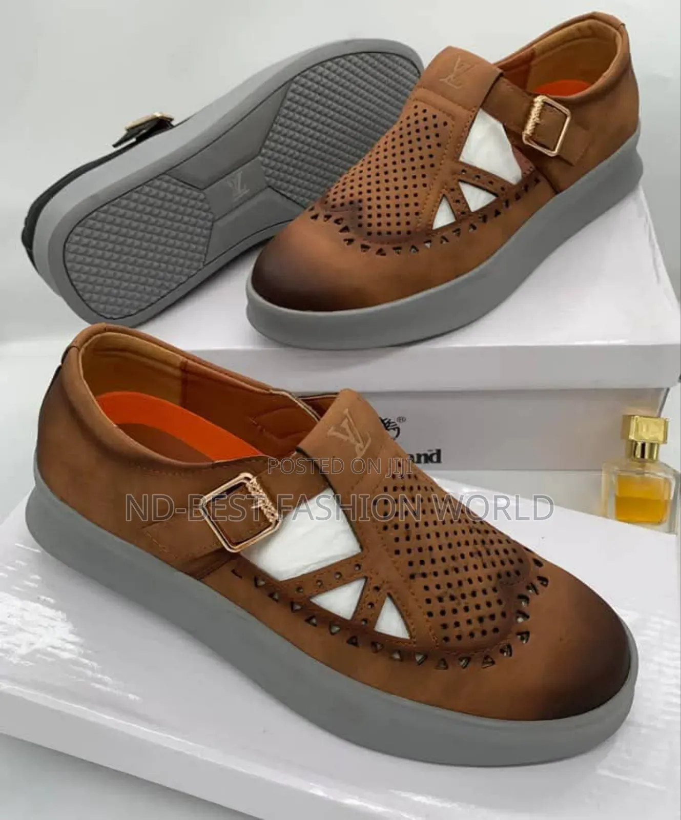 Brawn Leather Sandals