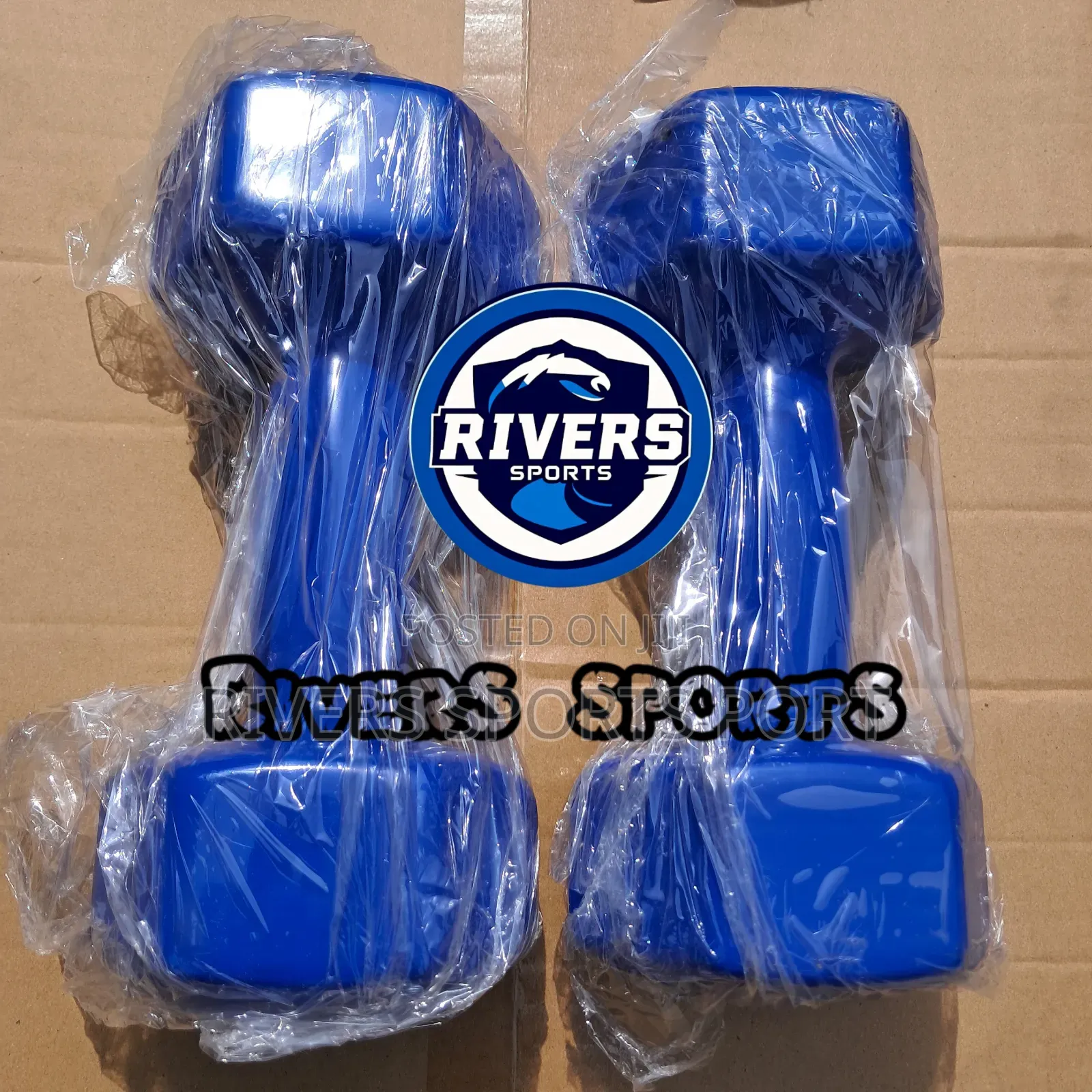 A Pair of 7kg Vinyl Dumbbell