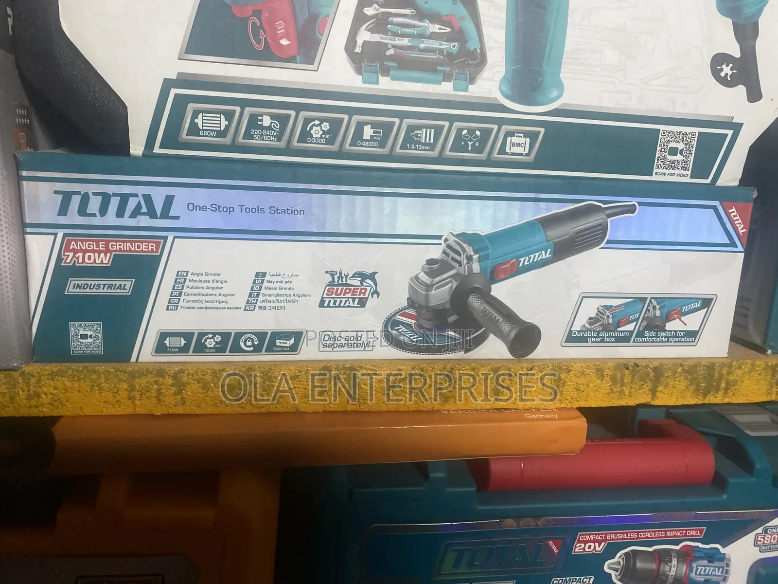 Total Angle Grinder 710w