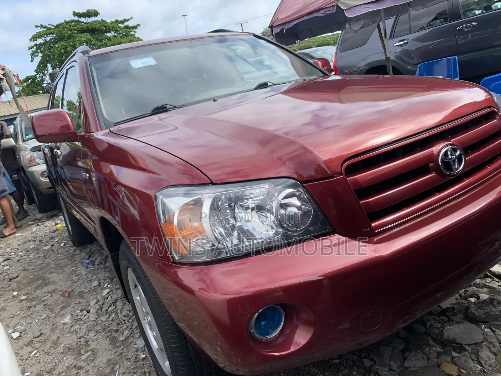 Toyota Highlander Limited V6 2007 Red