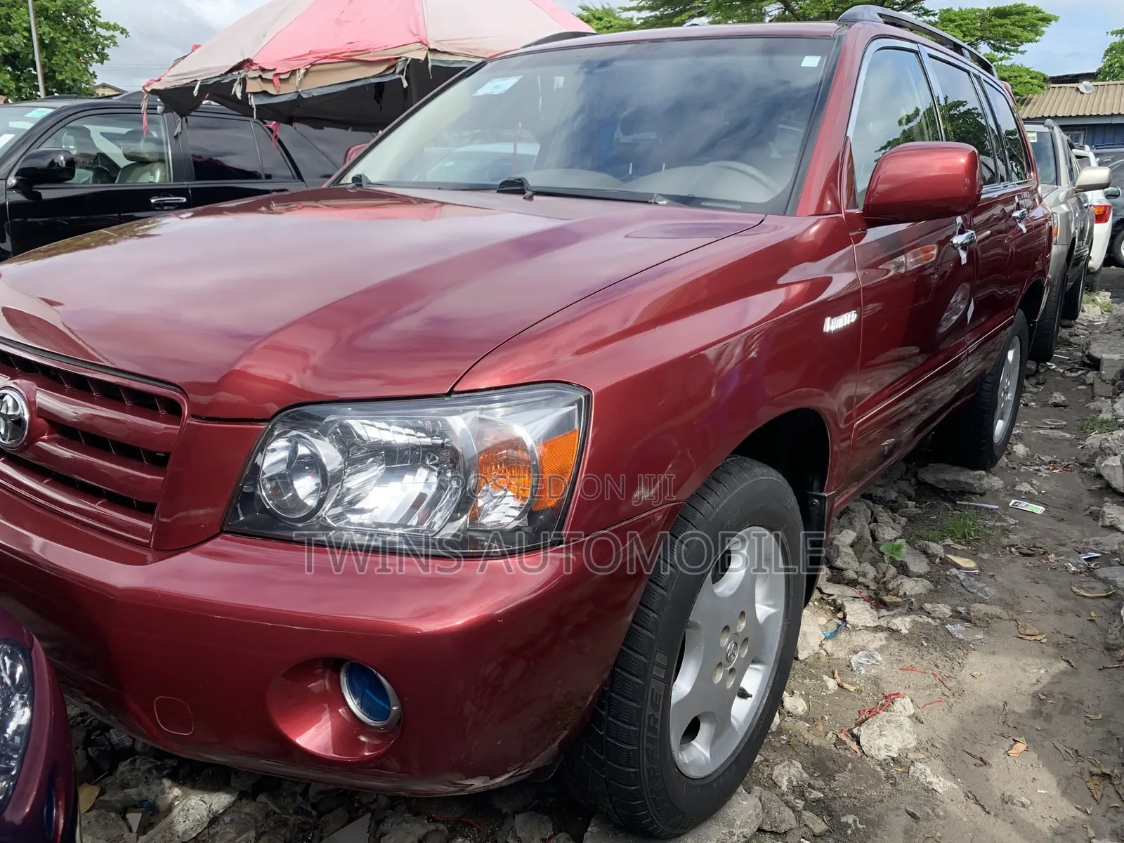 Toyota Highlander Limited V6 2007 Red