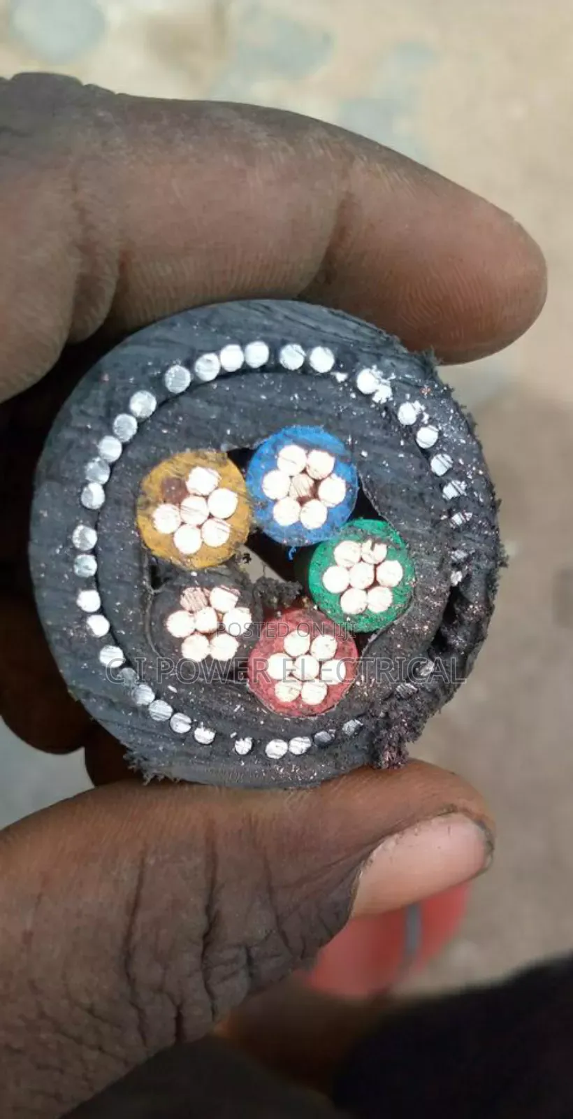25mm 5 Core Armoured Cable