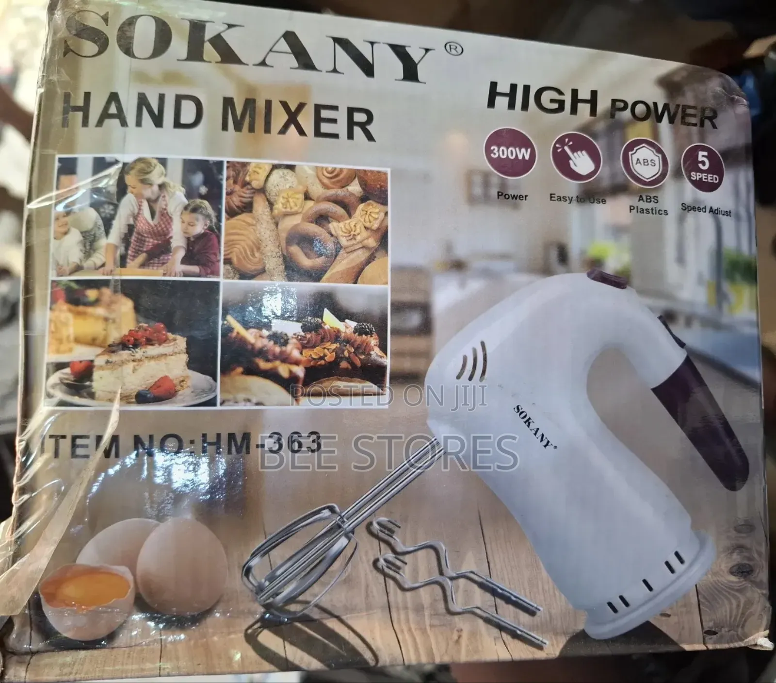 Sokany Electric Hand Mixer - 300w