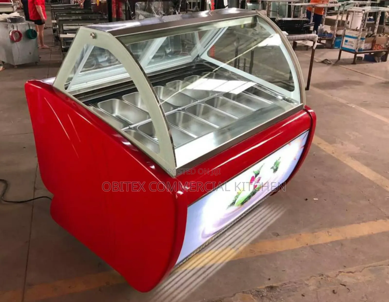 Industrial Ice Cream Display Chiller Machine Is Available For Sal