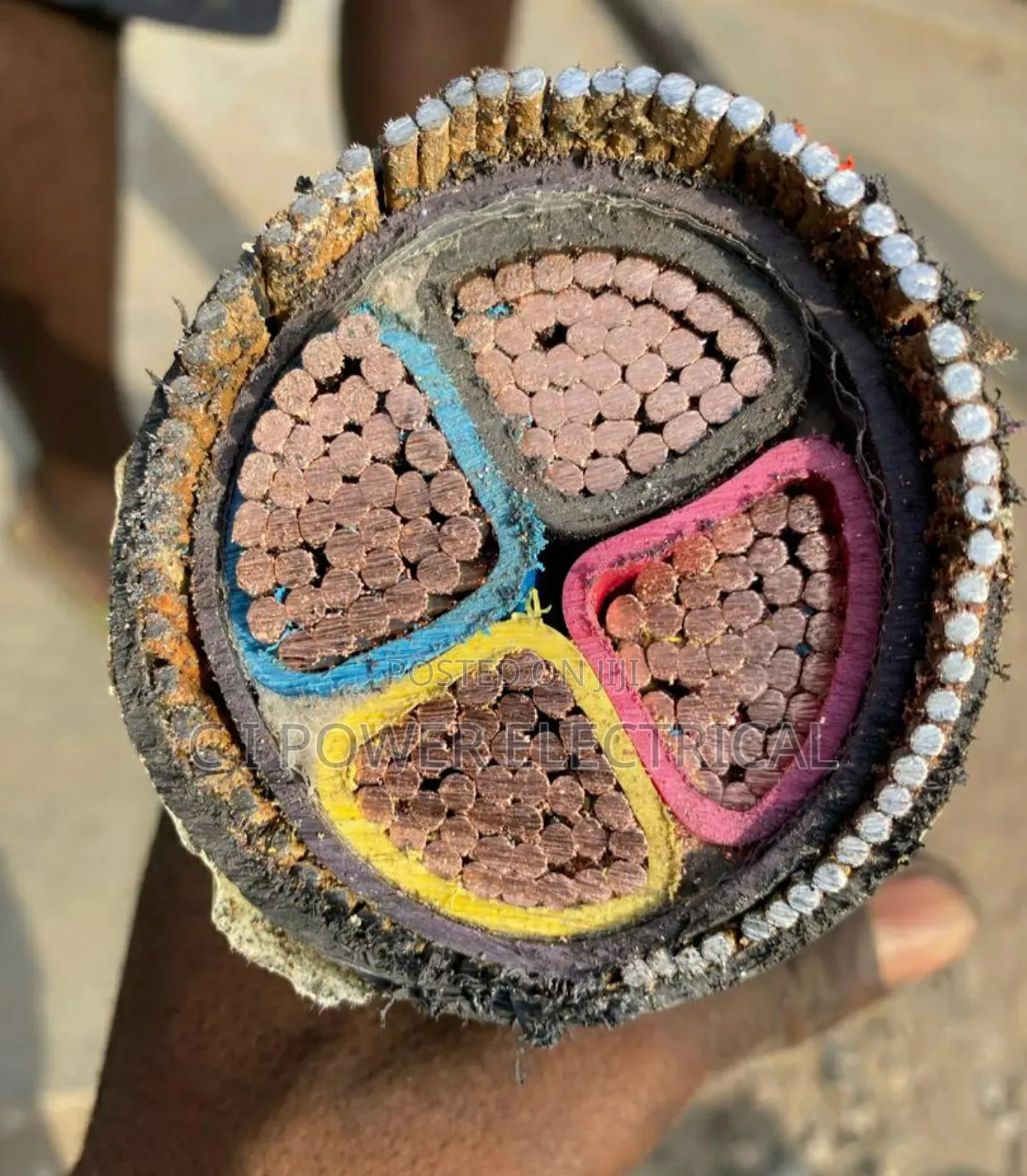 150mm 4 Core Nigeria Armoured Cable