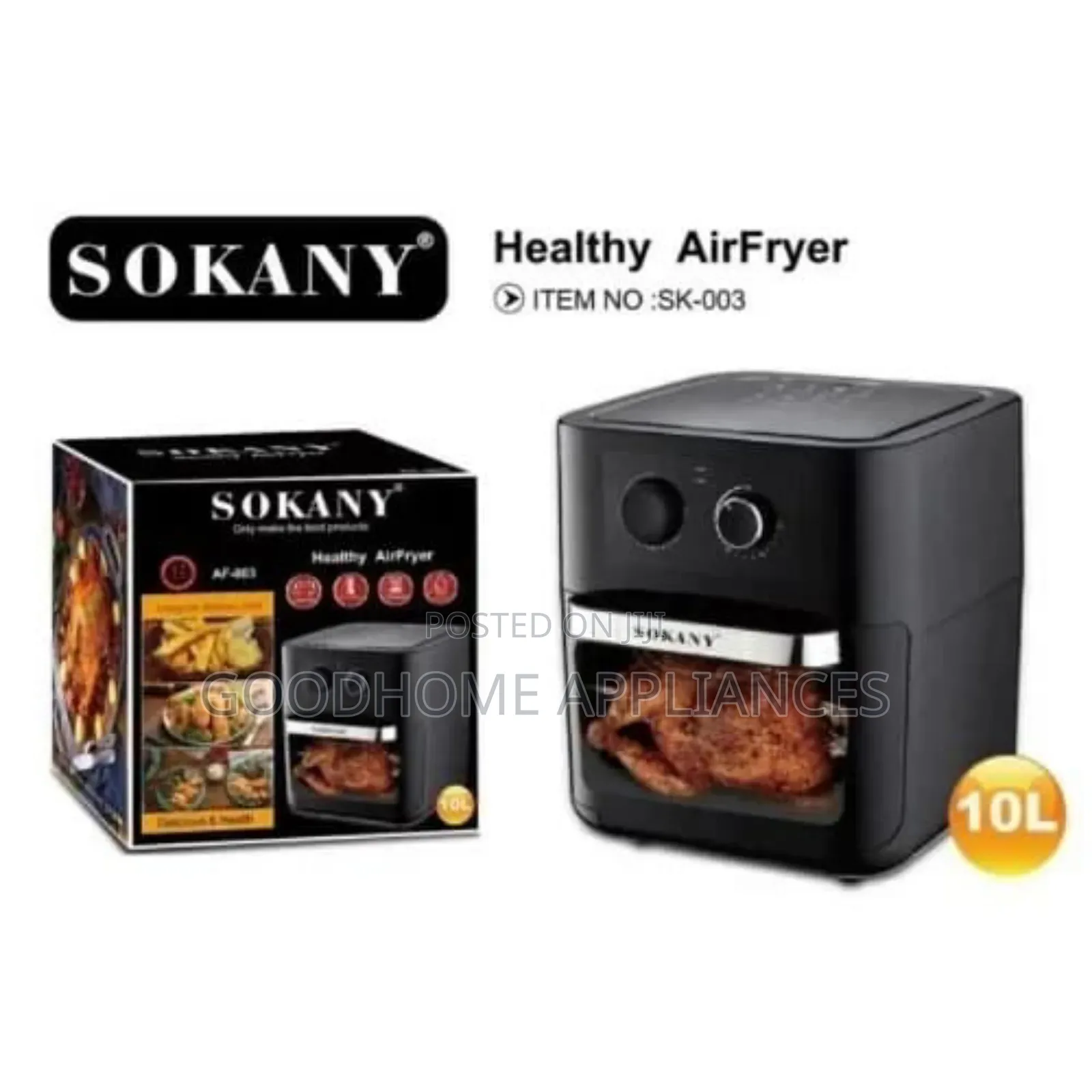 Sokany 10l Healthy Air Fryer