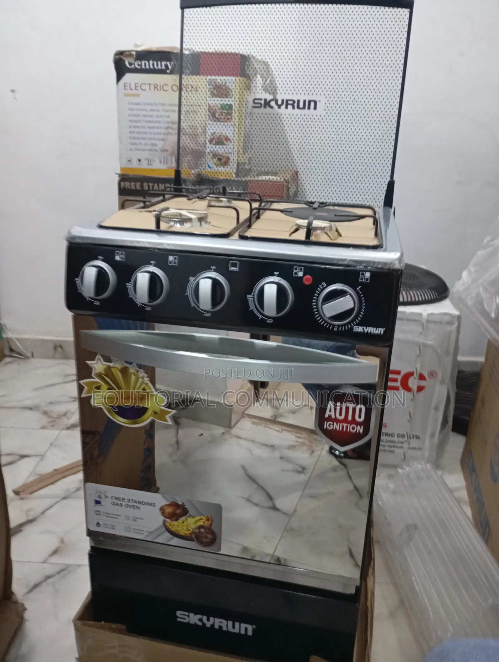 Skyrun 3+1 Hassle Free Gas Cooker GCS-3g1e/X